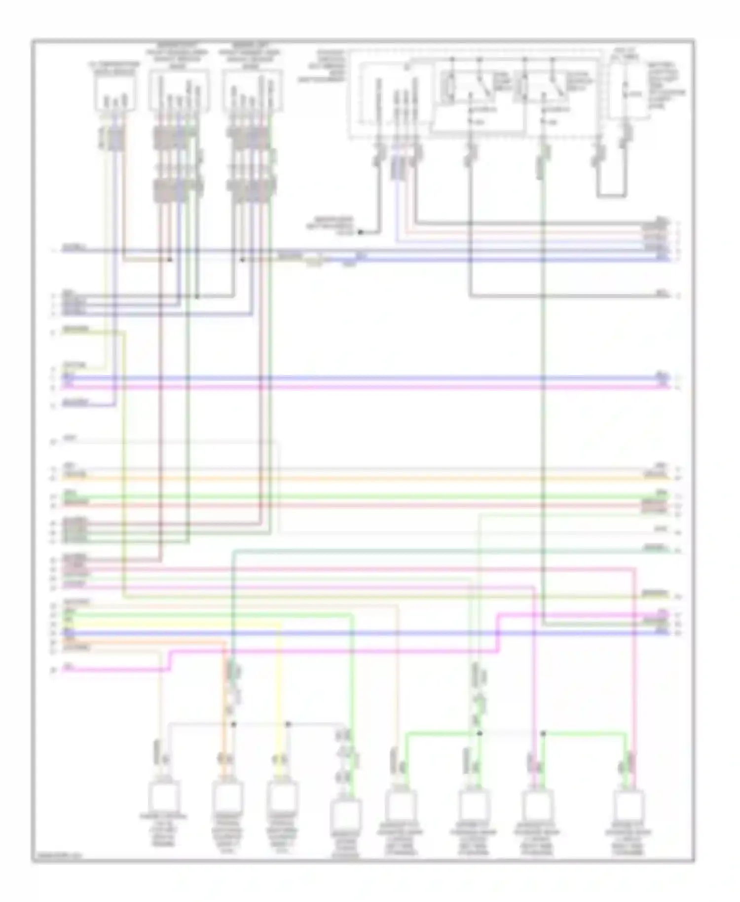 XK Jaguar II facelift (2009-2011): Wiring diagram engine performance 5.0l (4 of 6)