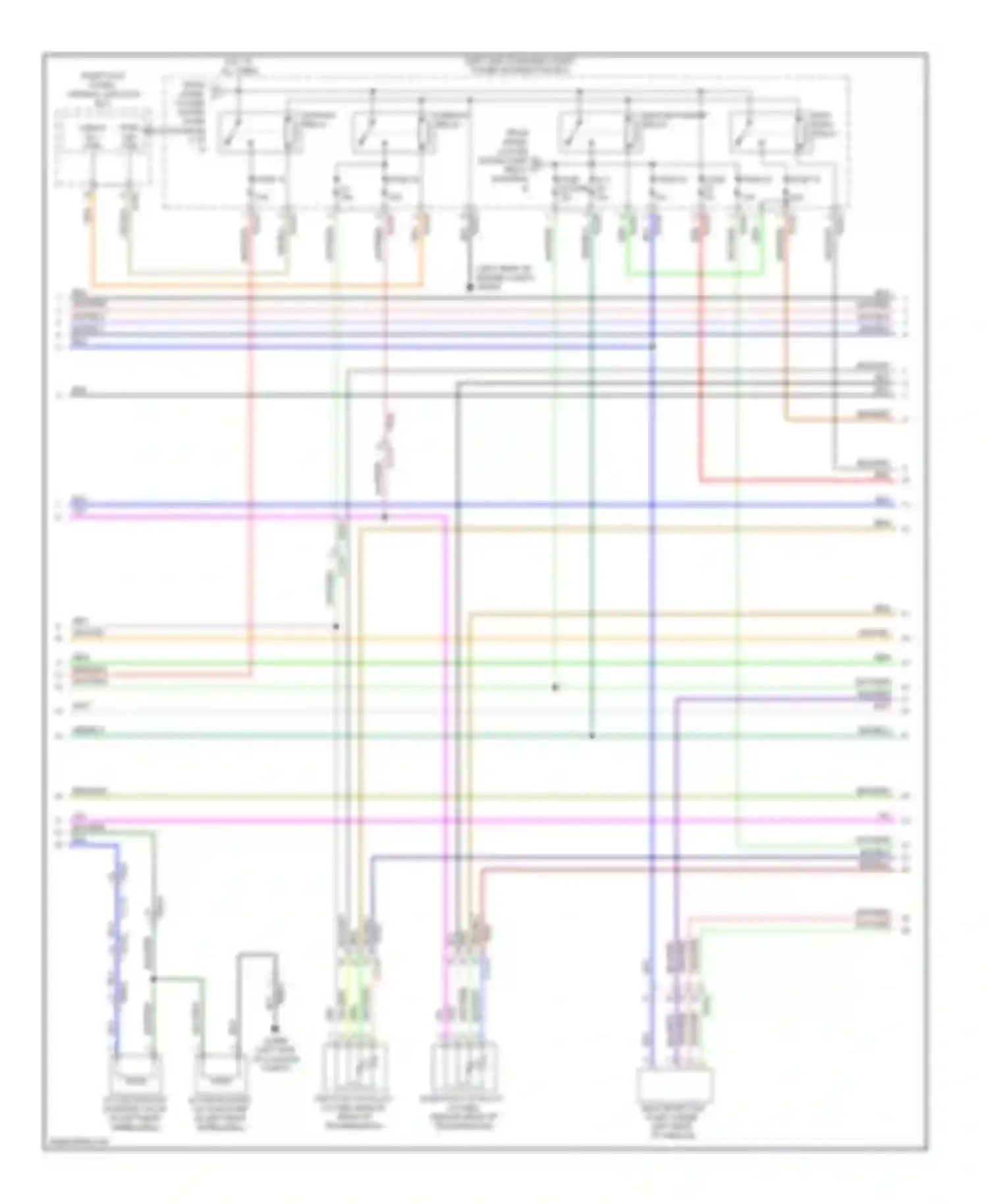 XK Jaguar II facelift (2009-2011): Wiring diagram engine performance 5.0l (5 of 6)