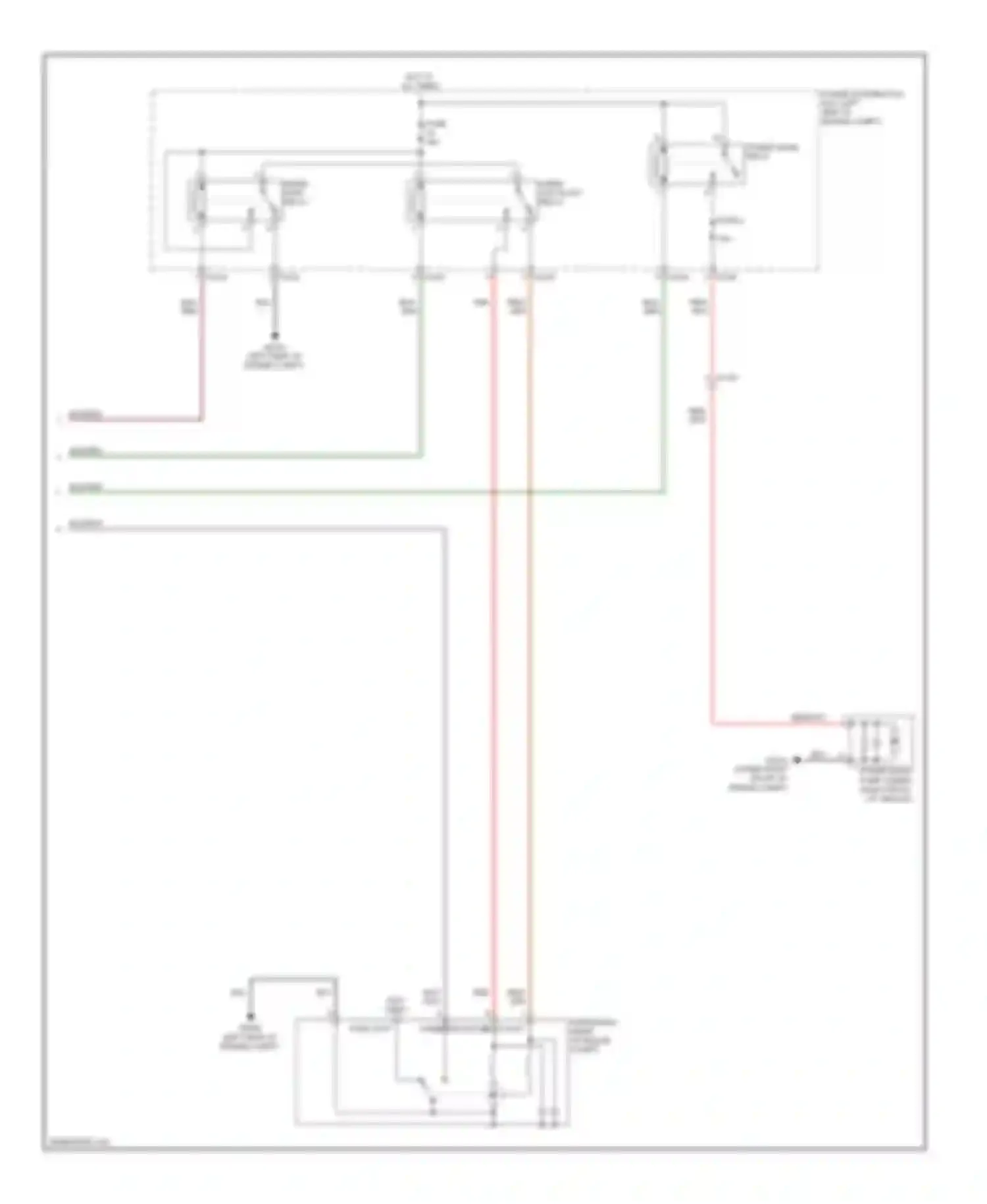 XK Jaguar II facelift (2009-2011): Wiper/washer circuit (2 of 2)