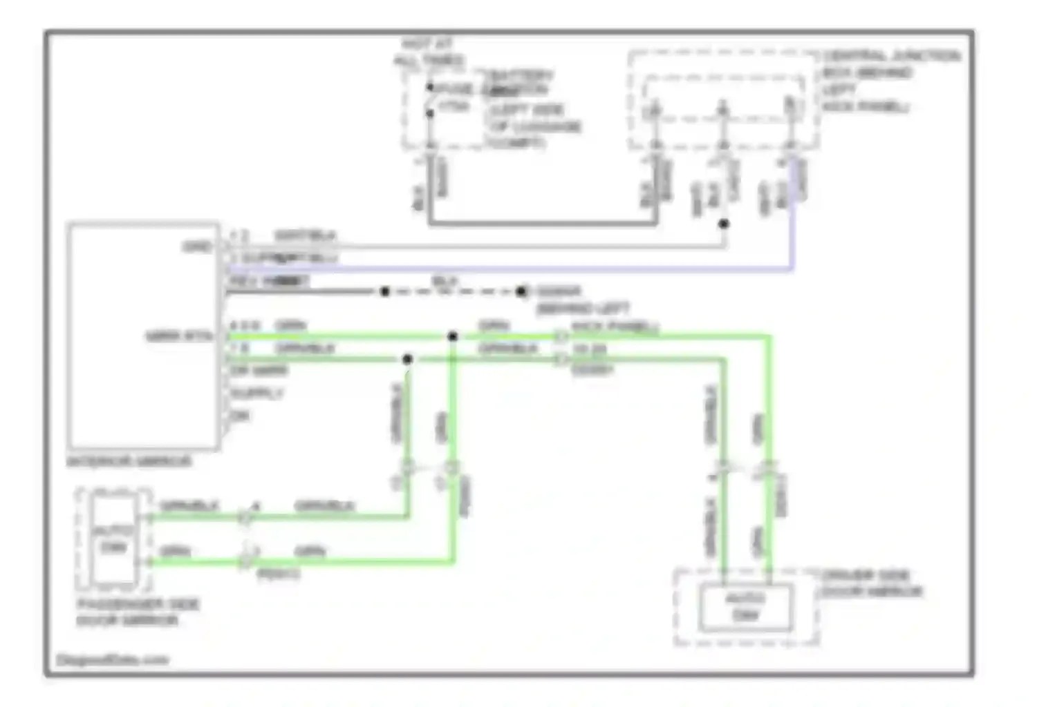 Wiring diagram blk/ wht for Jaguar XK II facelift (2009-2011) (1 of 1)