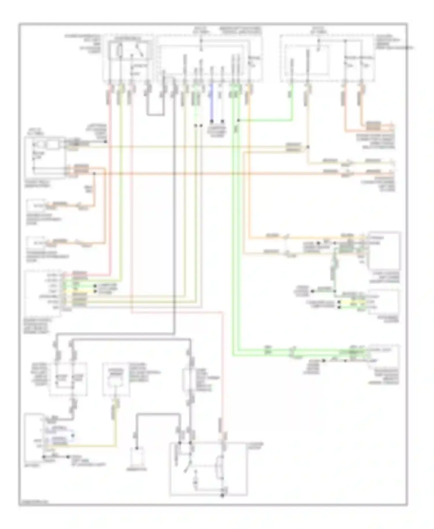 Wiring diagram blk/grn for Jaguar XK II facelift (2009-2011) (17 of 20)