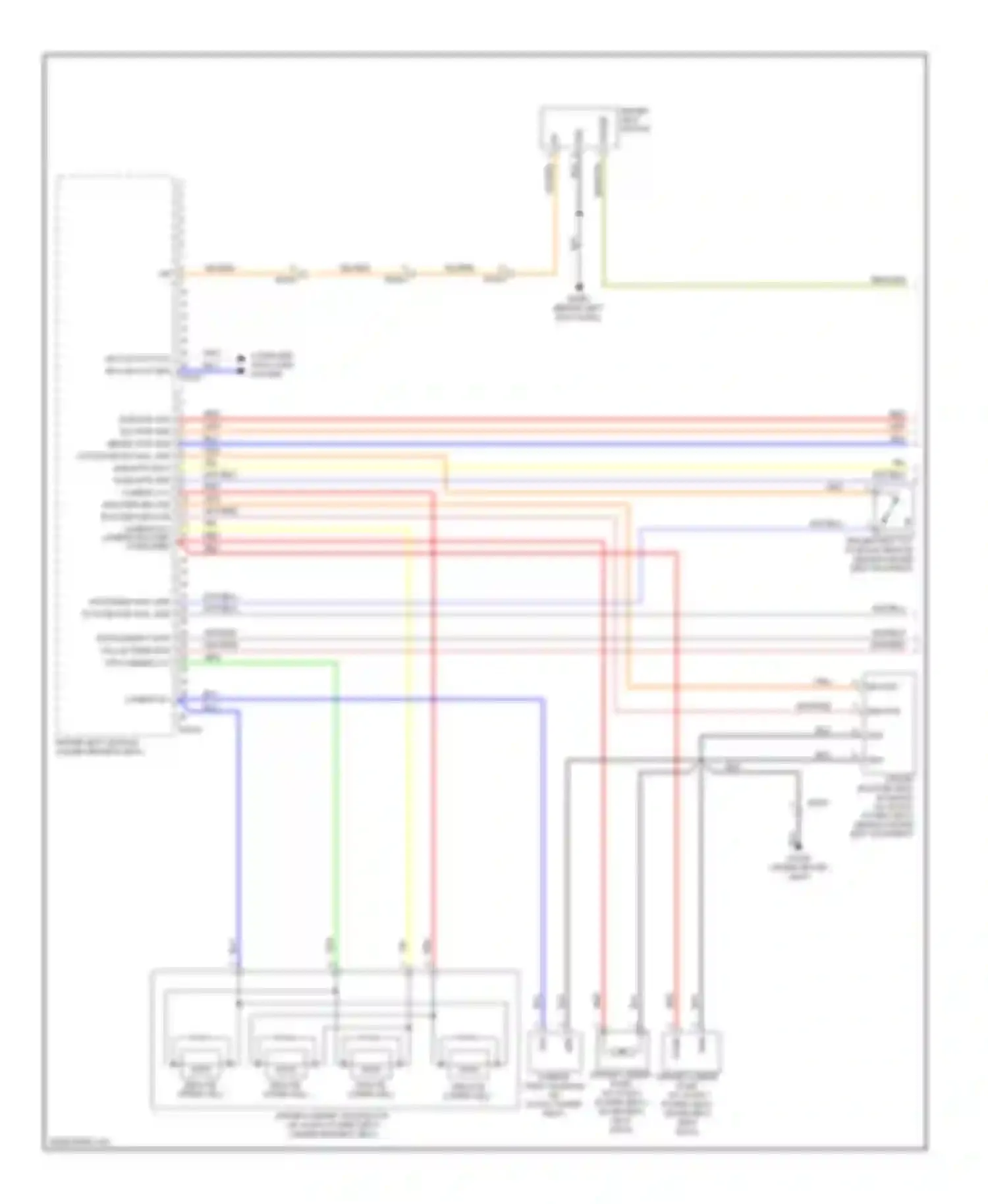 Wiring diagram computer data lines system for Jaguar XK II facelift (2009-2011) (23 of 50)