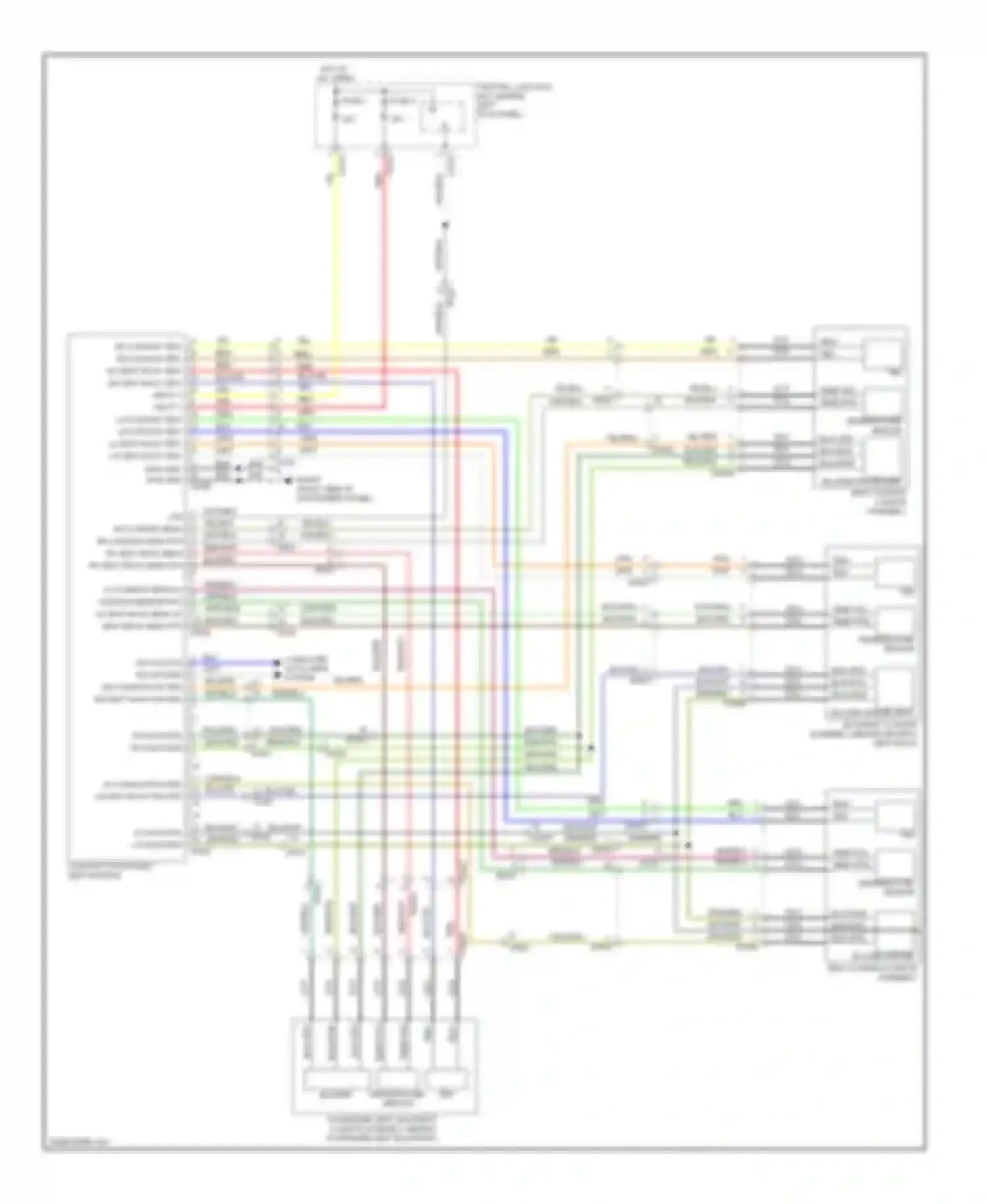 Wiring diagram computer data lines system for Jaguar XK II facelift (2009-2011) (21 of 50)