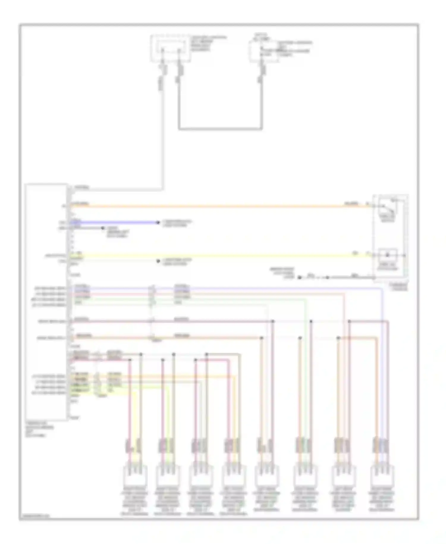 Wiring diagram computer data lines system for Jaguar XK II facelift (2009-2011) (28 of 50)