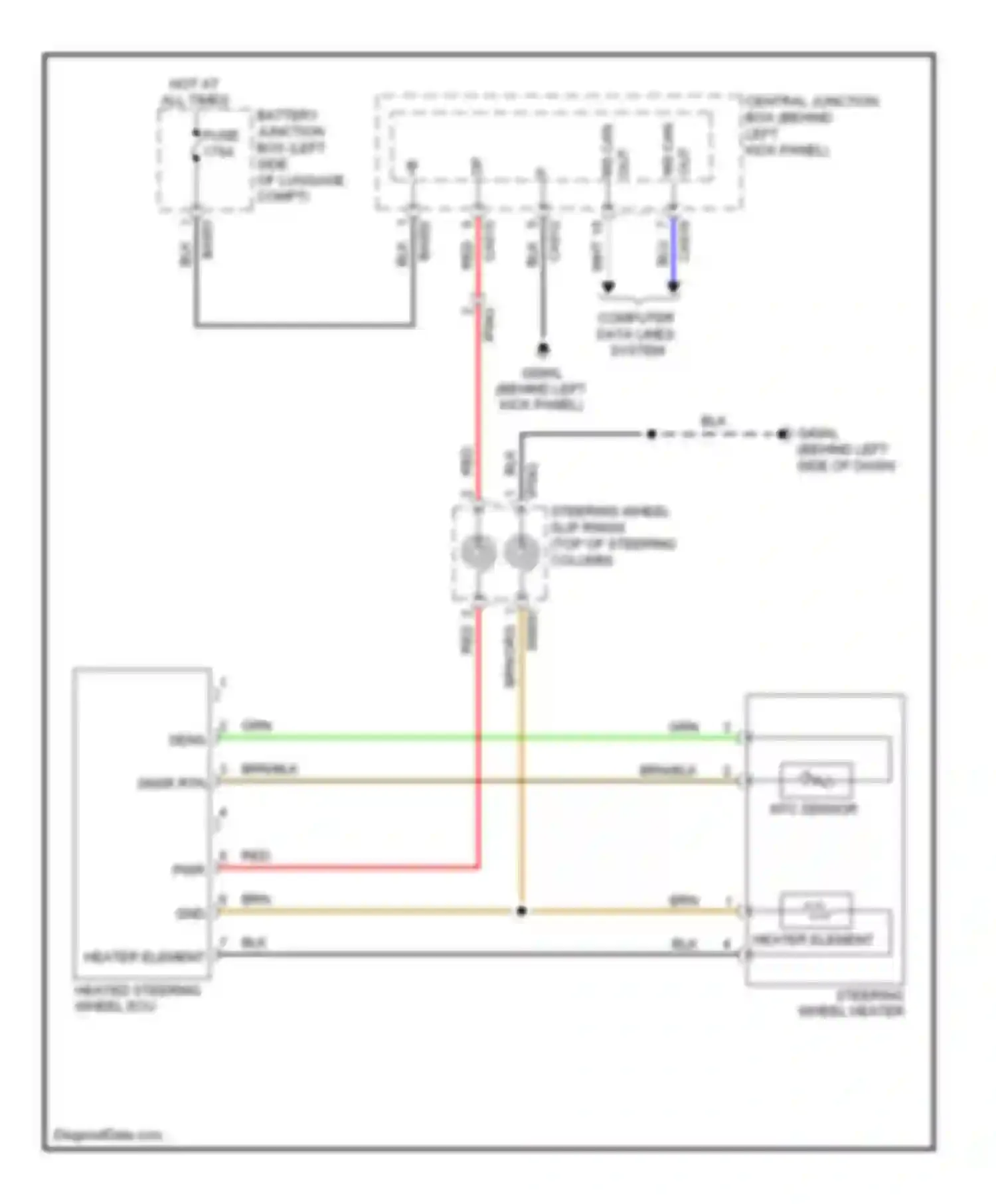 Wiring diagram computer data lines system for Jaguar XK II facelift (2009-2011) (33 of 50)