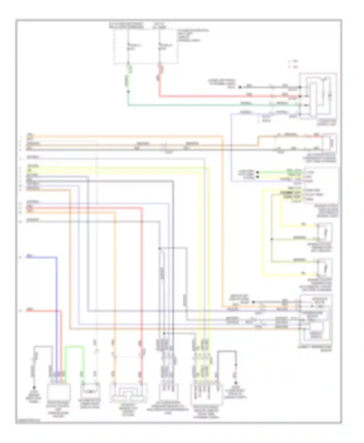 Wiring diagram computer data lines system for Jaguar XK II facelift (2009-2011) (4 of 50)