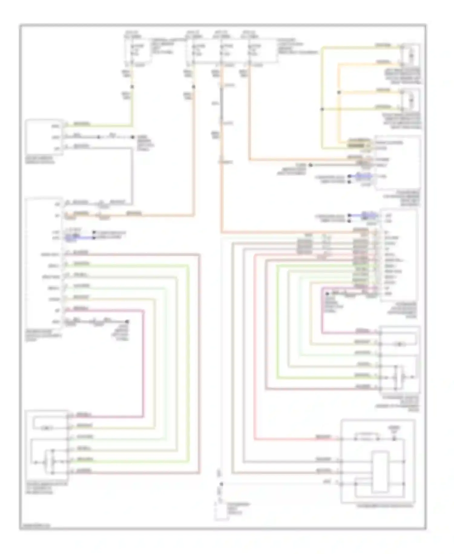 Wiring diagram grn for Jaguar XK II facelift (2009-2011) (39 of 54)