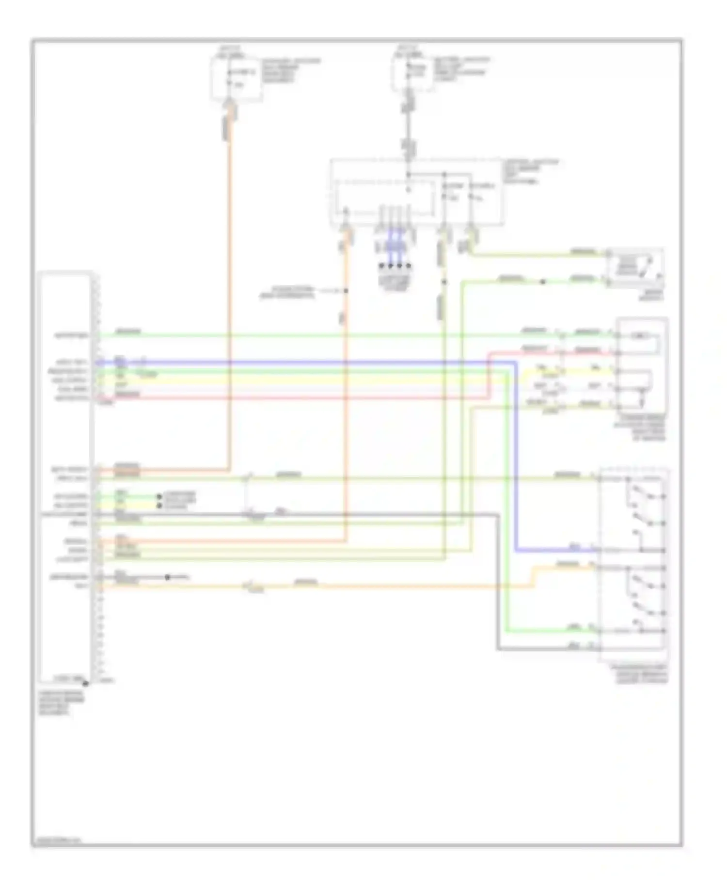 Wiring diagram grn/org for Jaguar XK II facelift (2009-2011) (18 of 19)