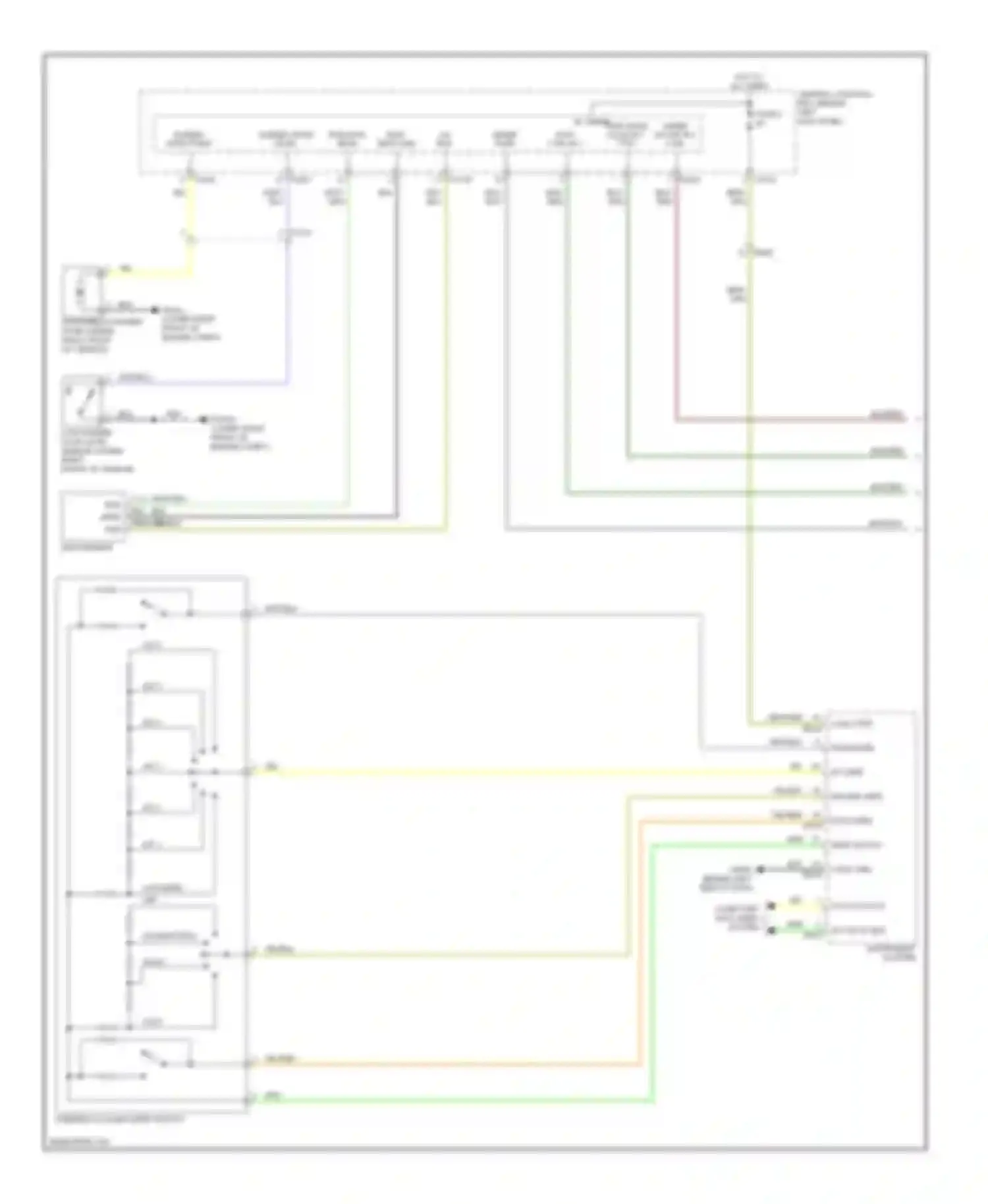 Wiring diagram int wipe sw for Jaguar XK II facelift (2009-2011) (1 of 1)
