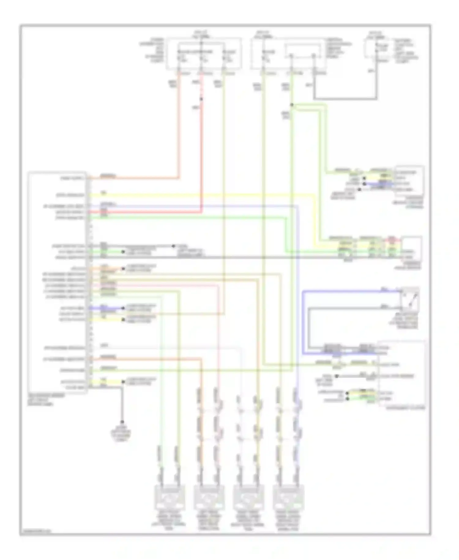 Wiring diagram logic pwr for Jaguar XK II facelift (2009-2011) (1 of 4)