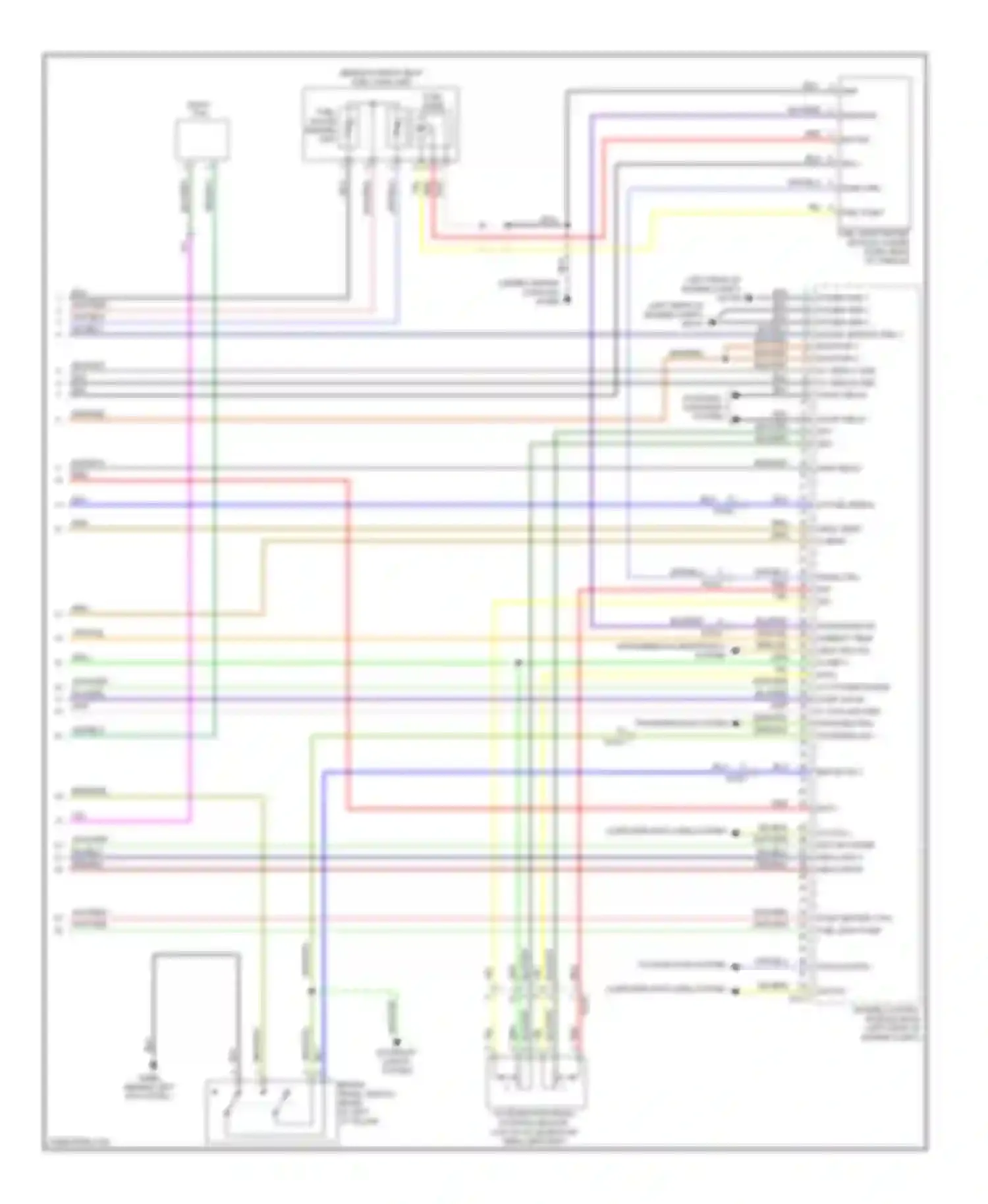 Wiring diagram rad fan pwm for Jaguar XK II facelift (2009-2011) (1 of 1)