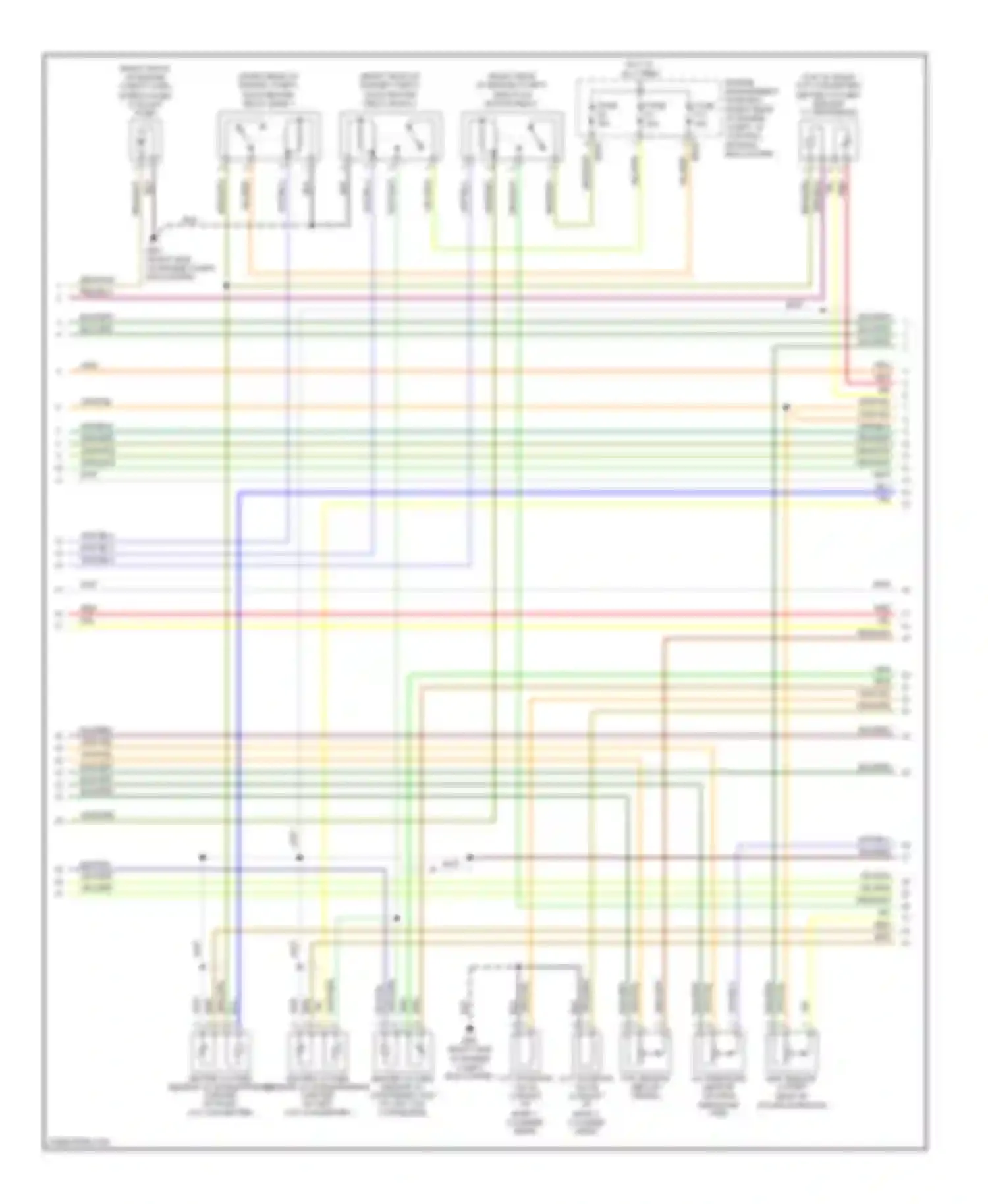 XKR Jaguar I facelift (2004-2006): Wiring diagram engine performance 4.2l (3 of 4)
