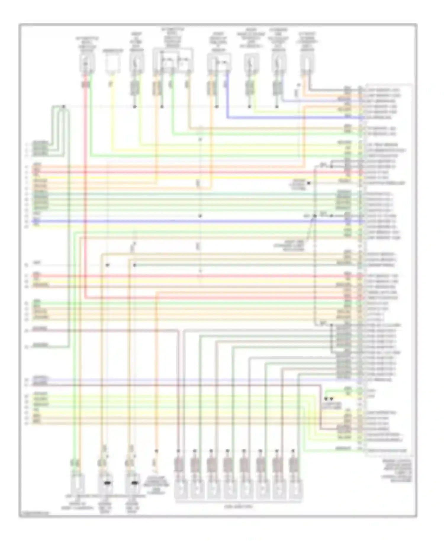 XKR Jaguar I facelift (2004-2006): Wiring diagram engine performance 4.2l (4 of 4)