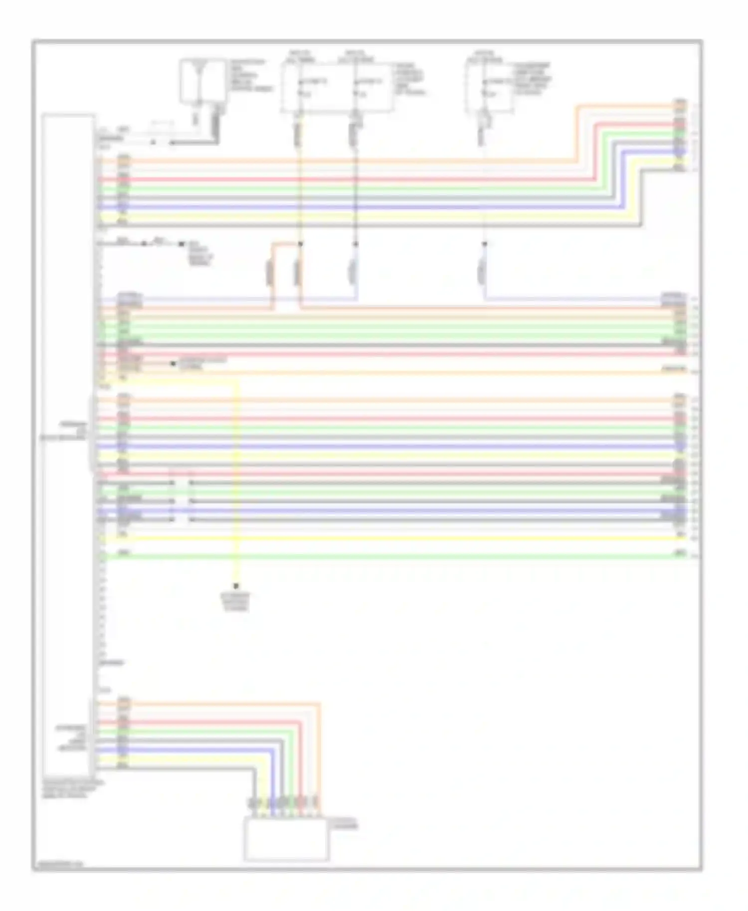 XKR Jaguar I facelift (2004-2006): Navigation circuit (1 of 2)