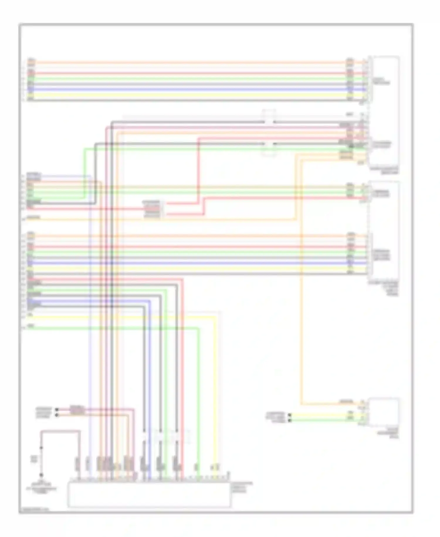 XKR Jaguar I facelift (2004-2006): Navigation circuit (2 of 2)