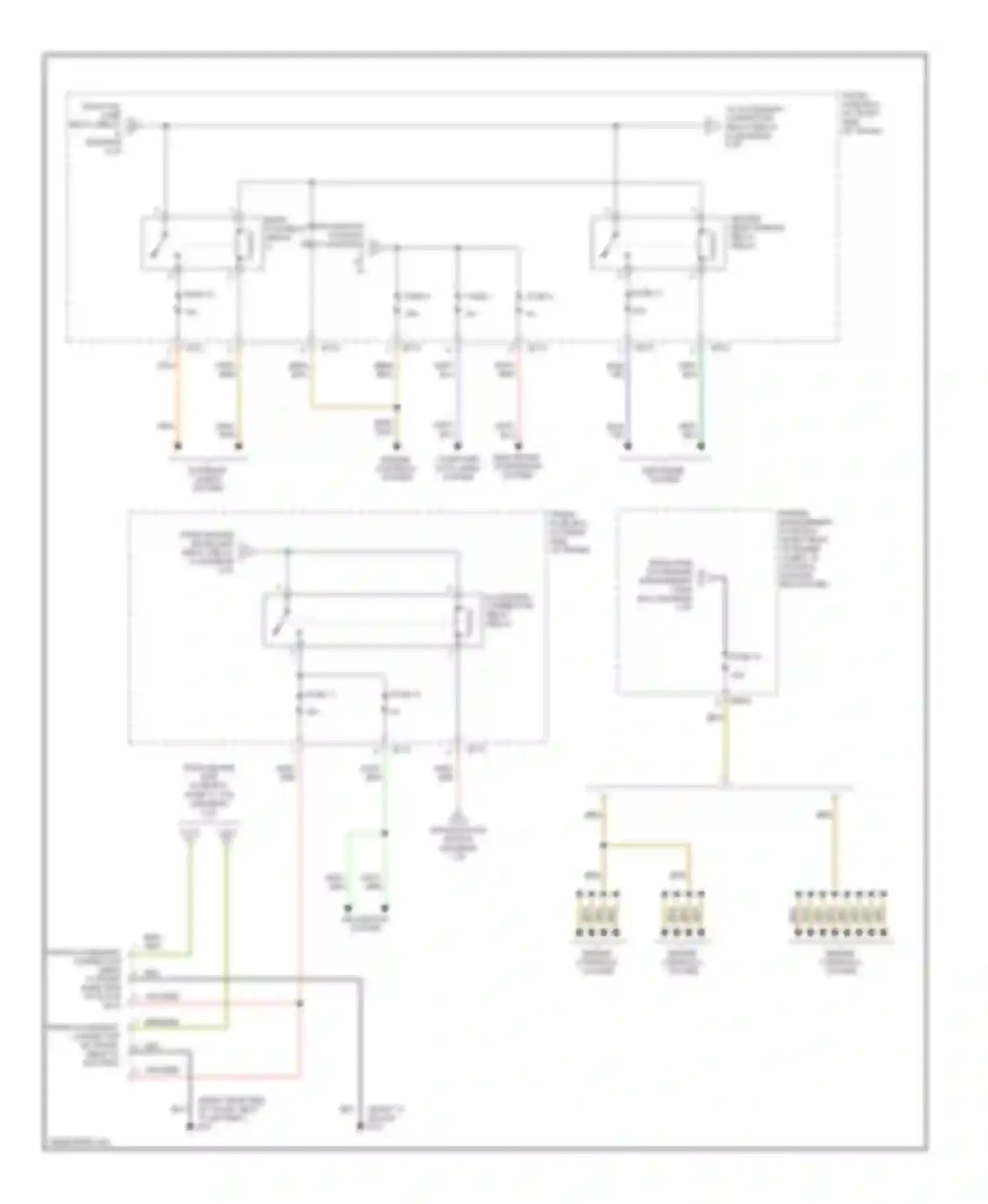 XKR Jaguar I facelift (2004-2006): Power distribution circuit (6 of 6)