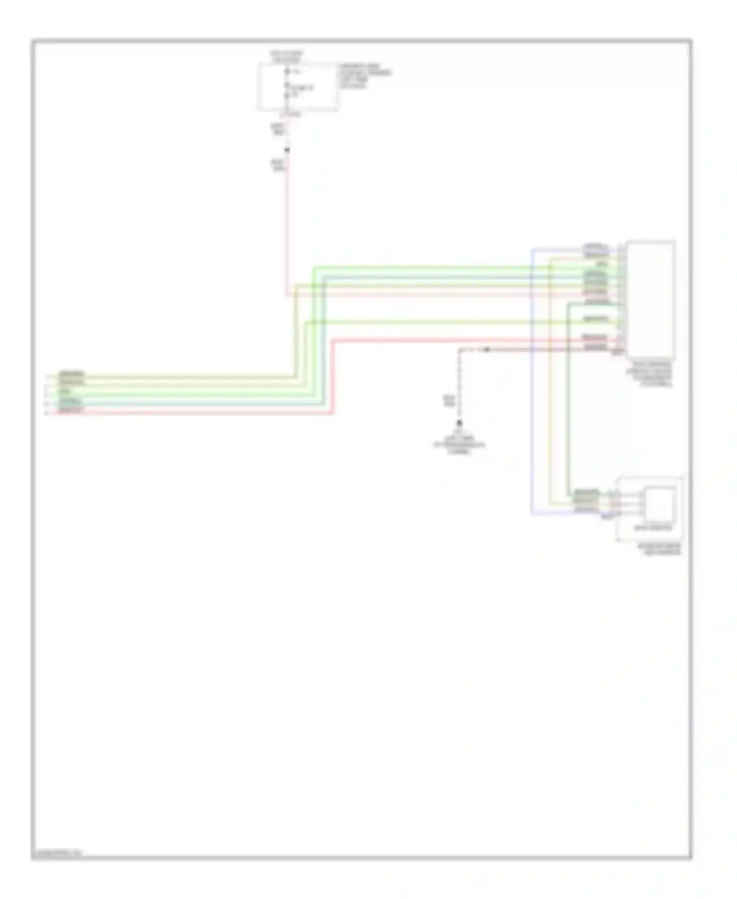 XKR Jaguar I facelift (2004-2006): Wiper/washer circuit (2 of 2)
