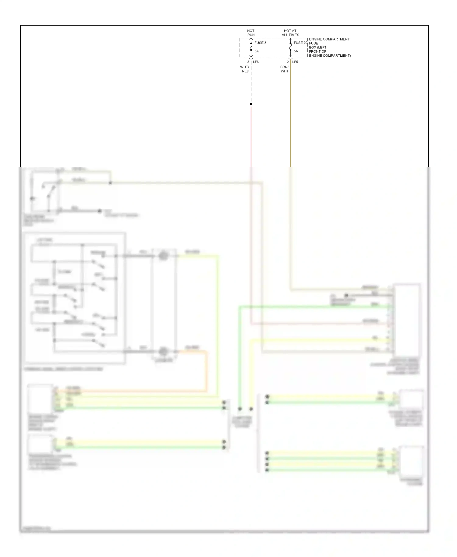 Jaguar XKR I facelift (2004-2006) computer data lines system wiring diagram  (4 of 32)
