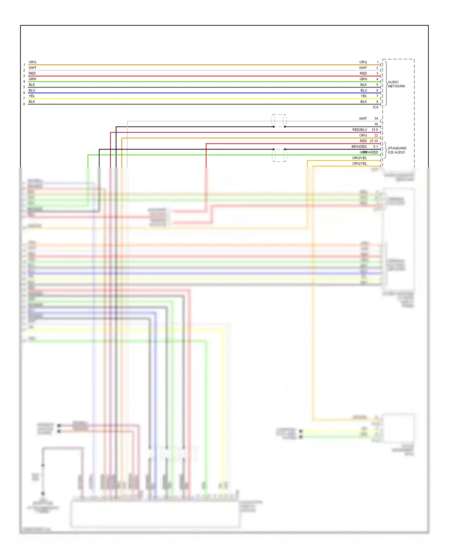 Jaguar XKR I facelift (2004-2006) computer data lines system wiring diagram  (15 of 32)