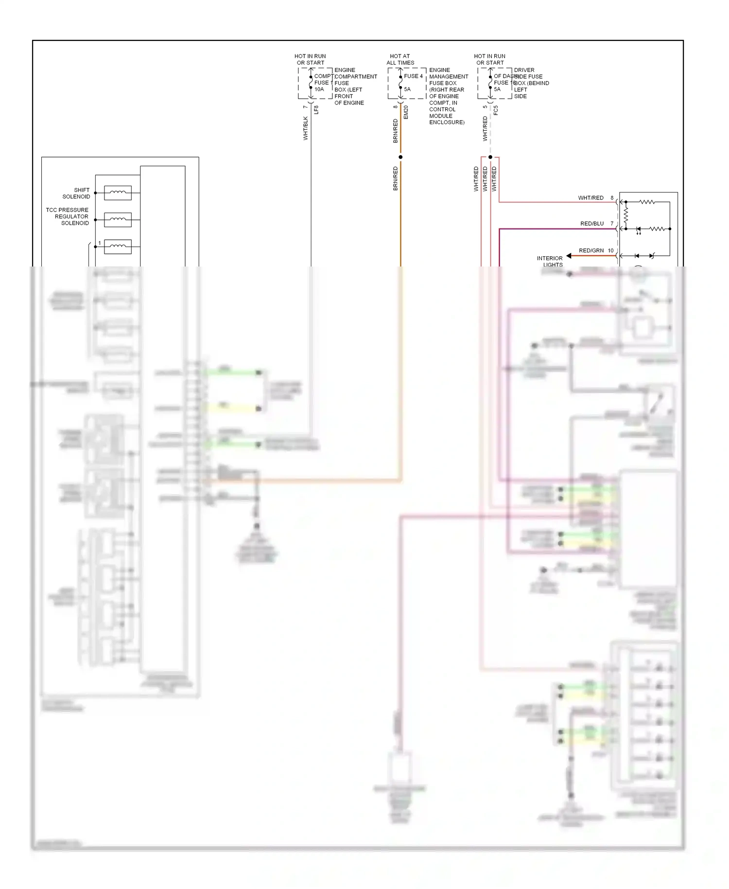 Jaguar XKR I facelift (2004-2006) computer data lines system wiring diagram  (21 of 32)