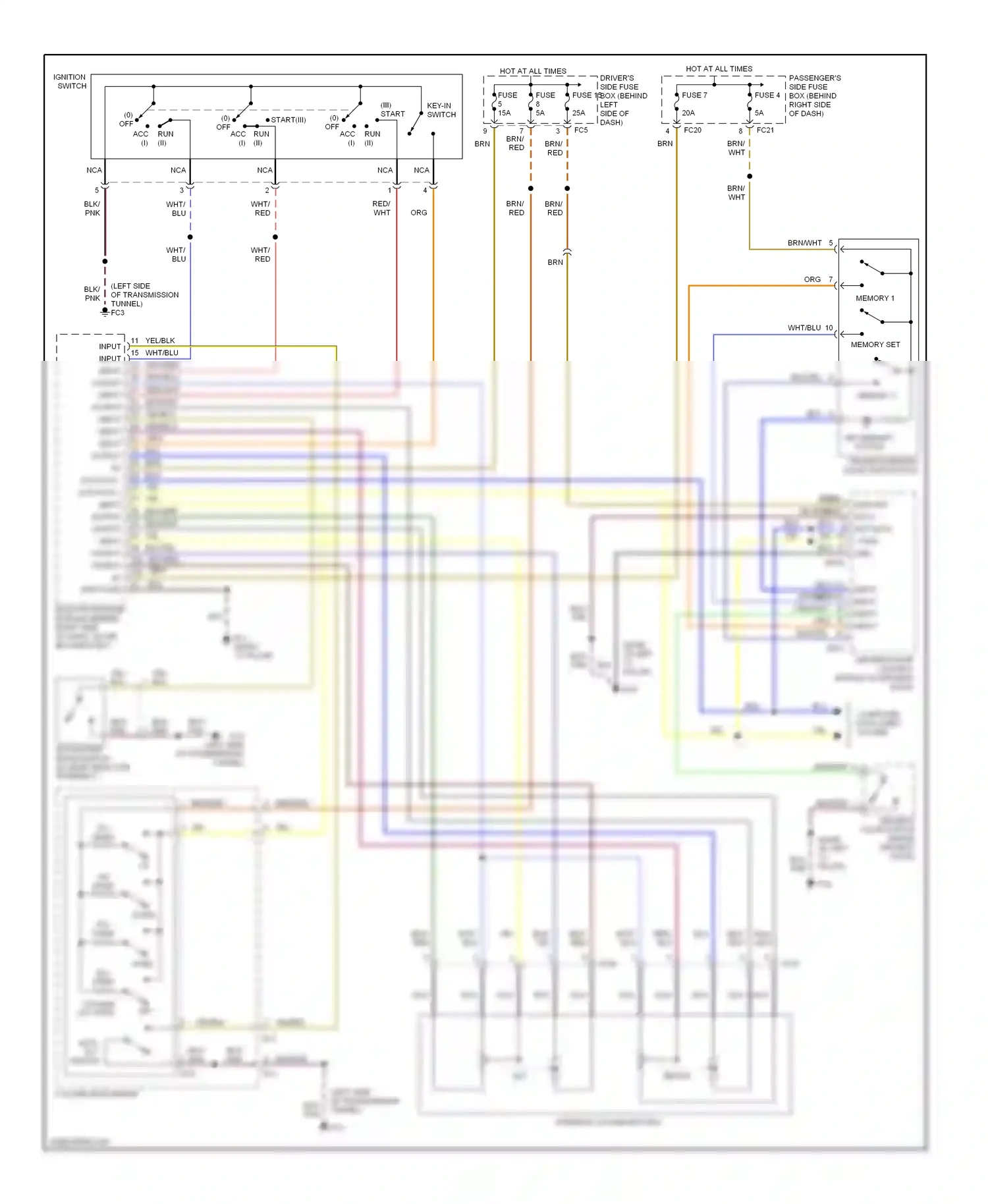 Jaguar XKR I facelift (2004-2006) computer data lines system wiring diagram  (20 of 32)