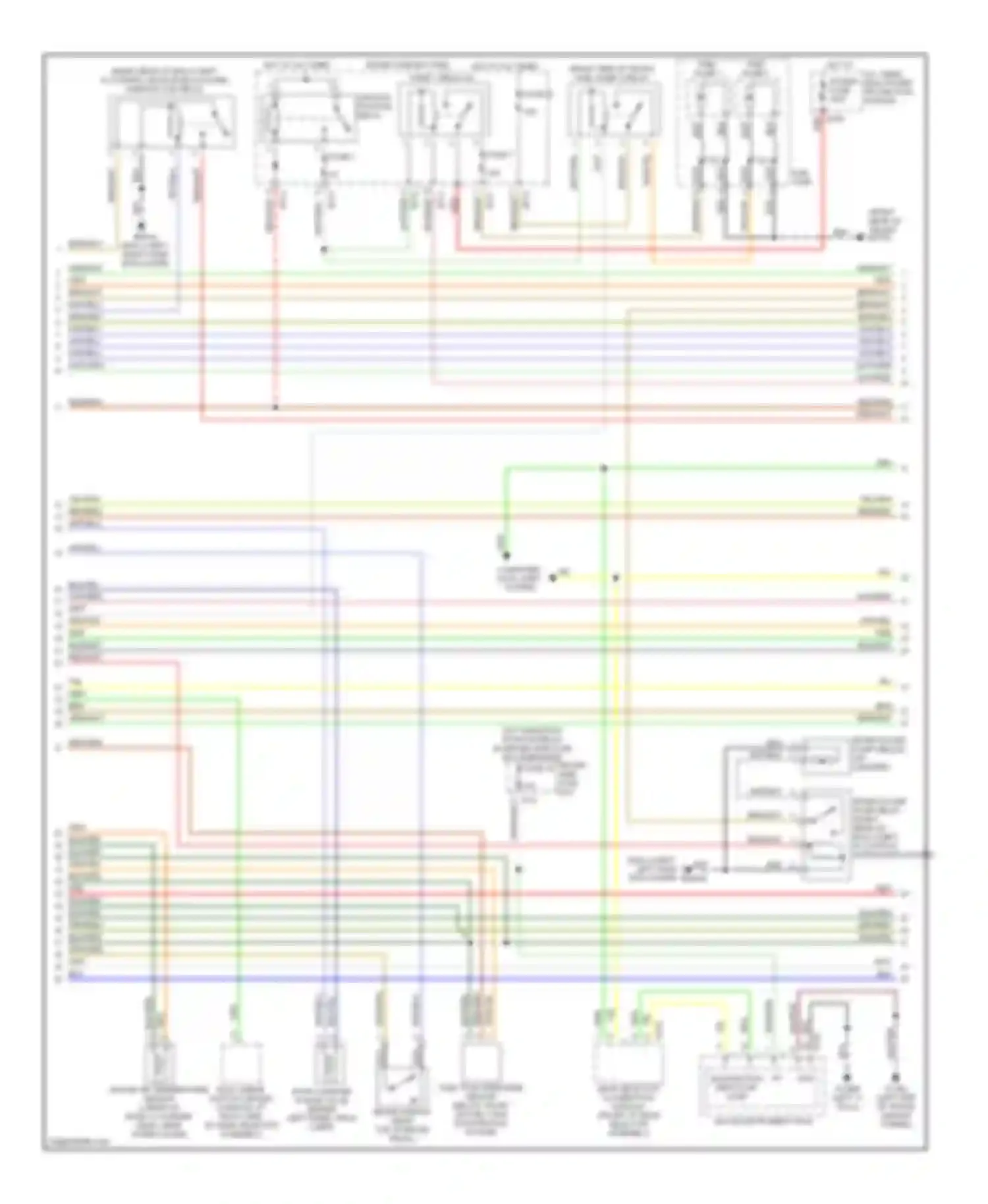 XKR Jaguar I (1998-2004): Wiring diagram engine performance 4.0ls (2 of 4)