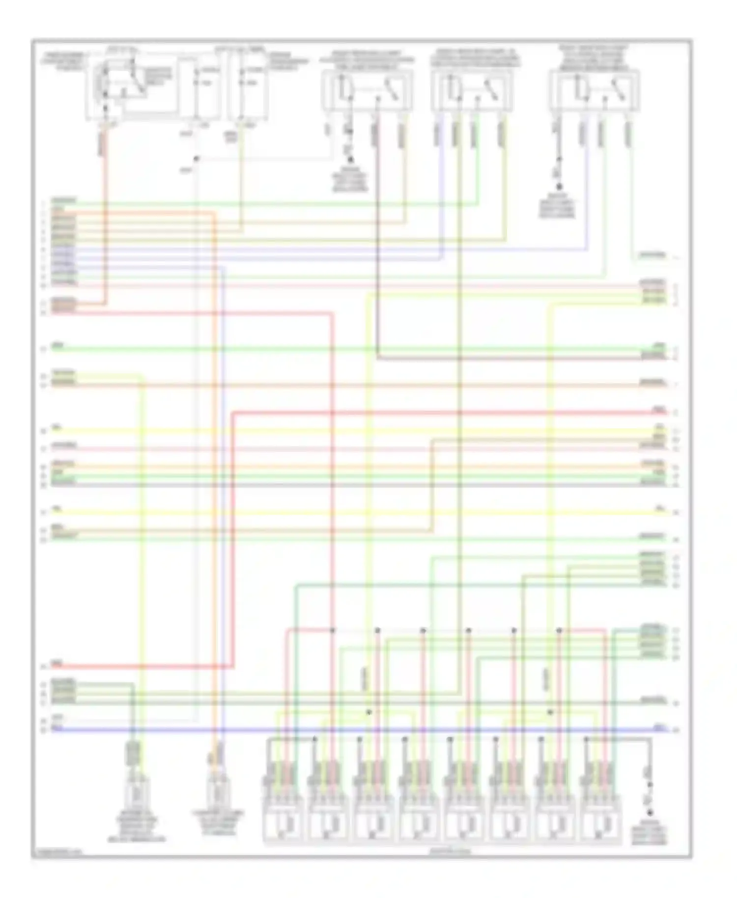 XKR Jaguar I (1998-2004): Wiring diagram engine performance 4.0ls (3 of 4)