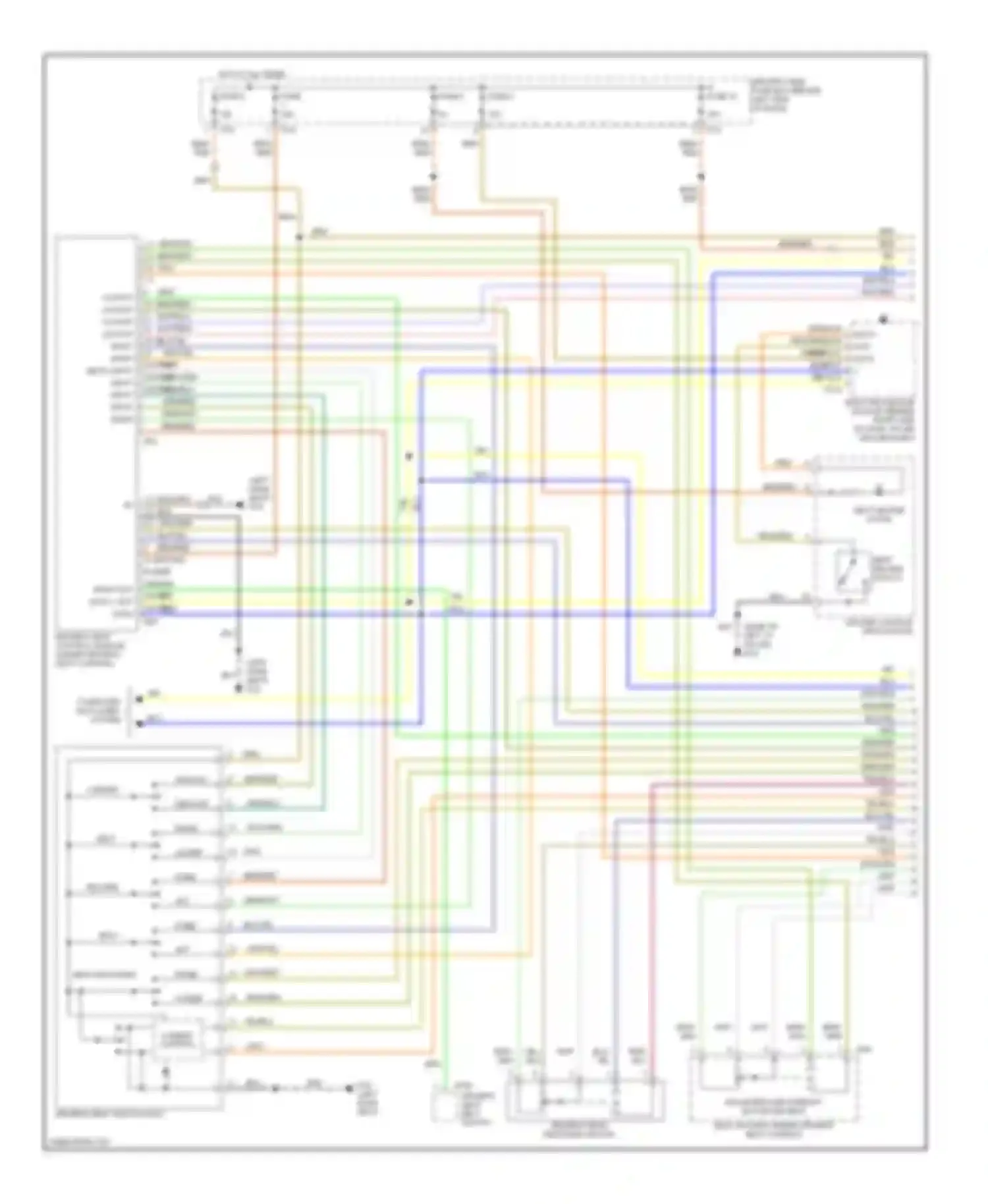 XKR Jaguar I (1998-2004): Driver's memory seat circuit (1 of 3)
