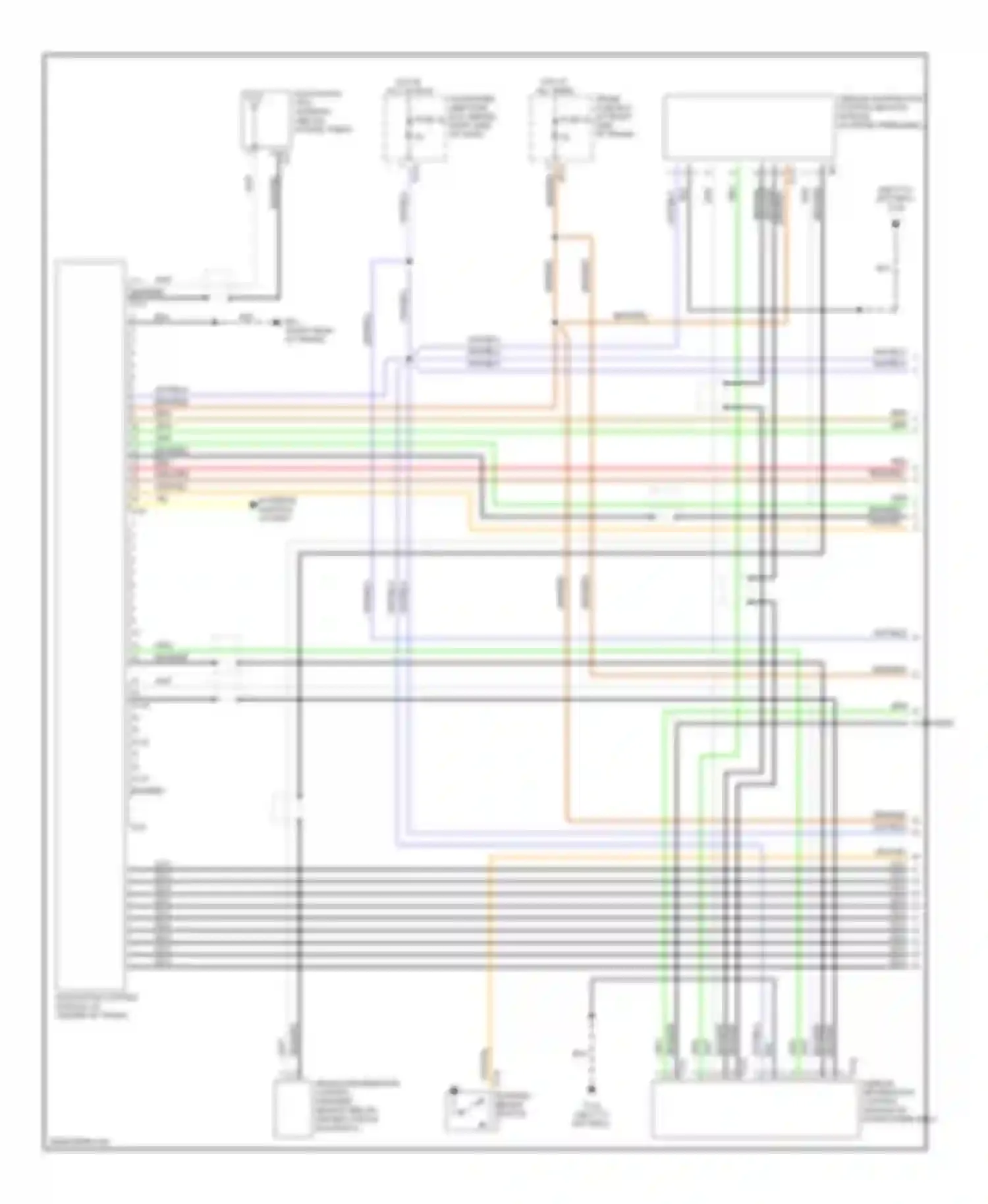 XKR Jaguar I (1998-2004): Navigation circuit, with tv & vics (1 of 2)