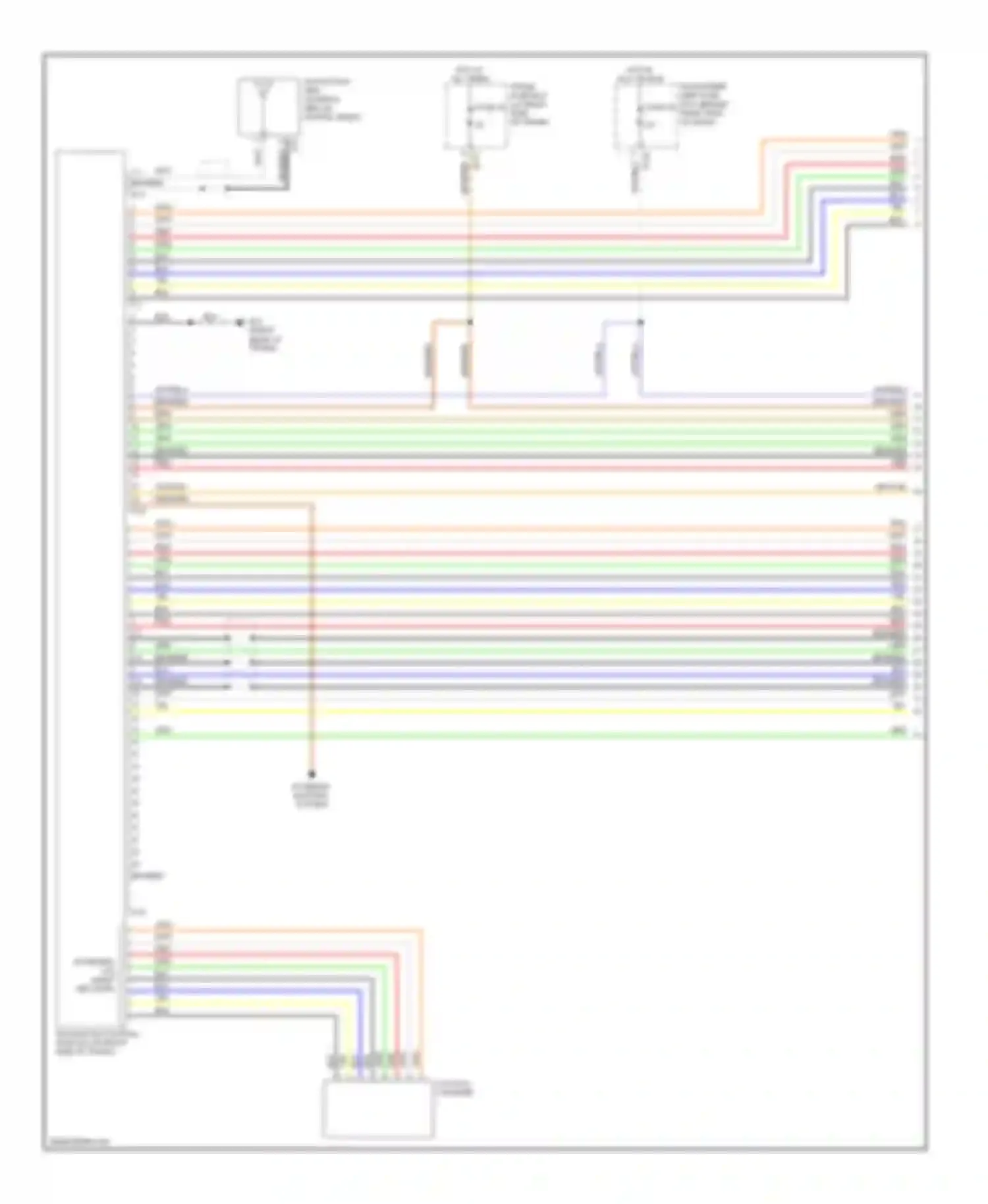 XKR Jaguar I (1998-2004): Navigation circuit, without tv & vics (1 of 2)