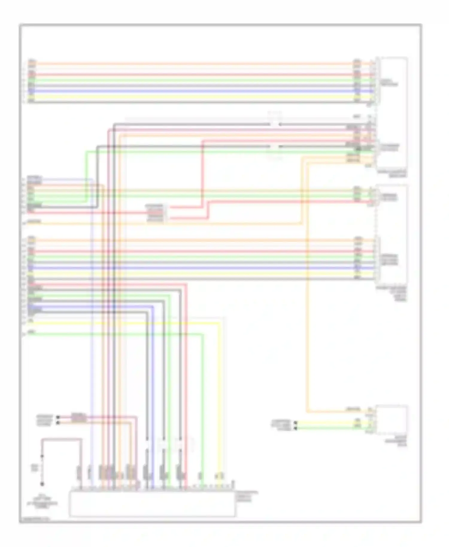 XKR Jaguar I (1998-2004): Navigation circuit, without tv & vics (2 of 2)