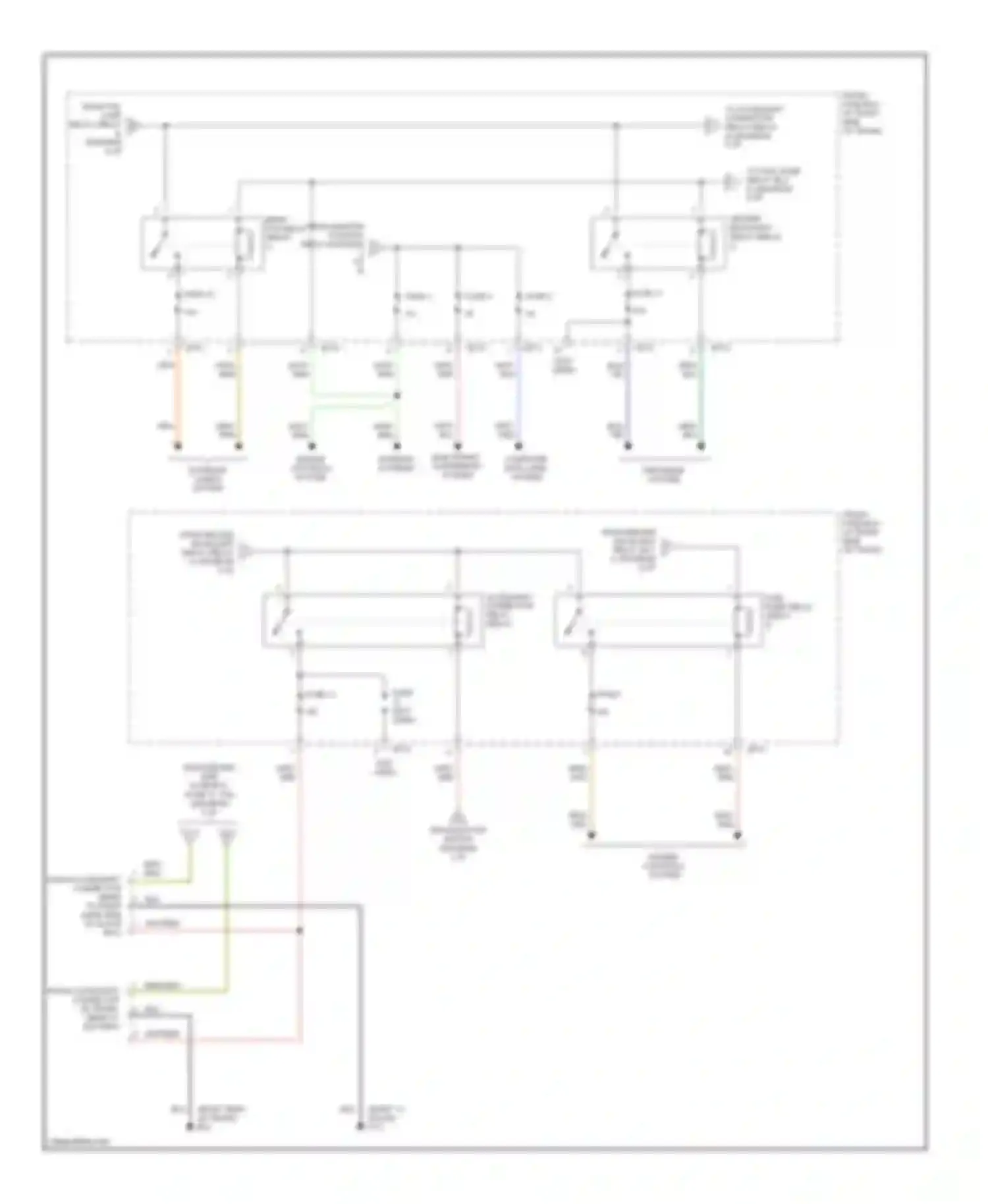XKR Jaguar I (1998-2004): Power distribution circuit (6 of 6)