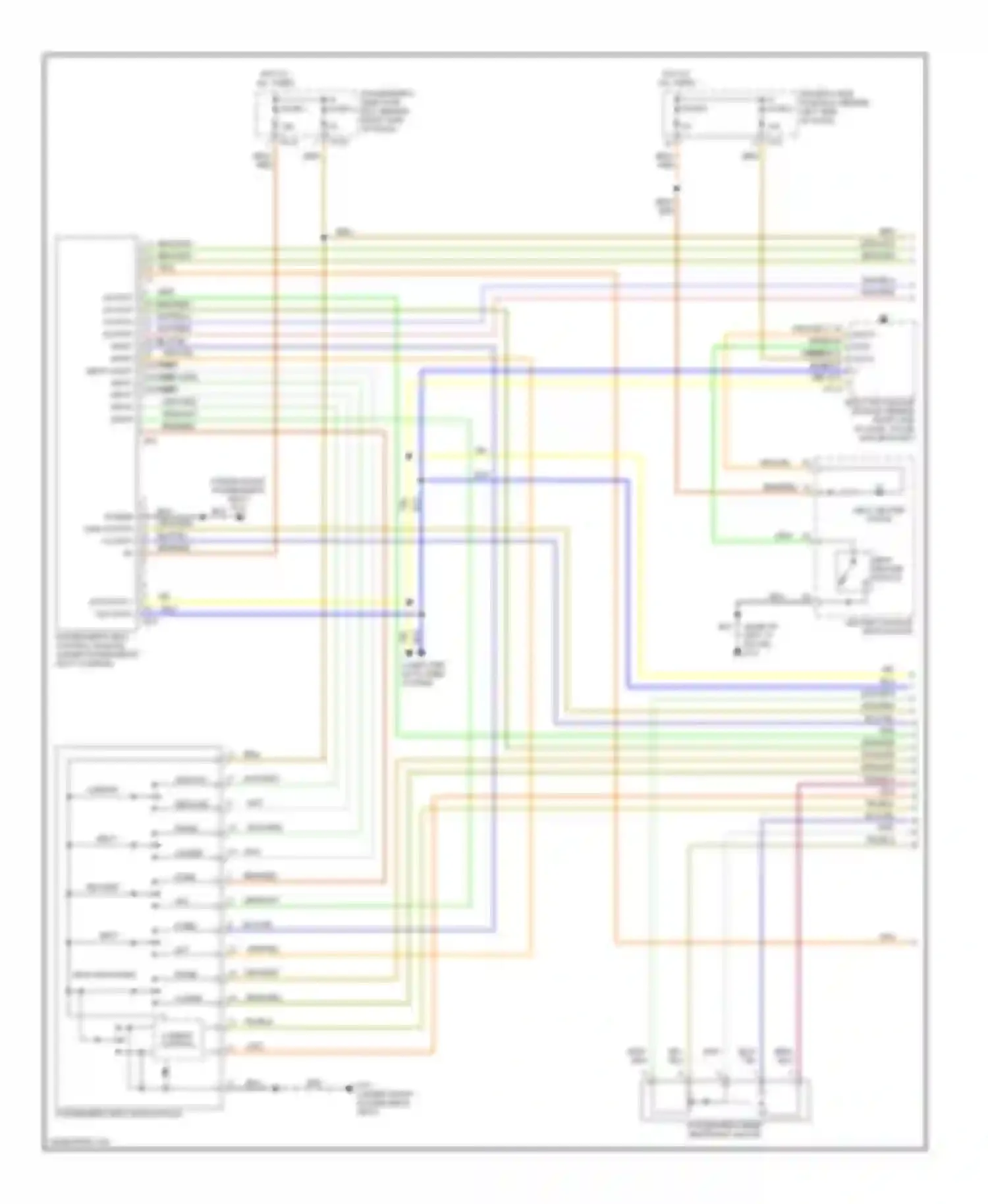XKR Jaguar I (1998-2004): Passenger's power seat circuit (1 of 2)