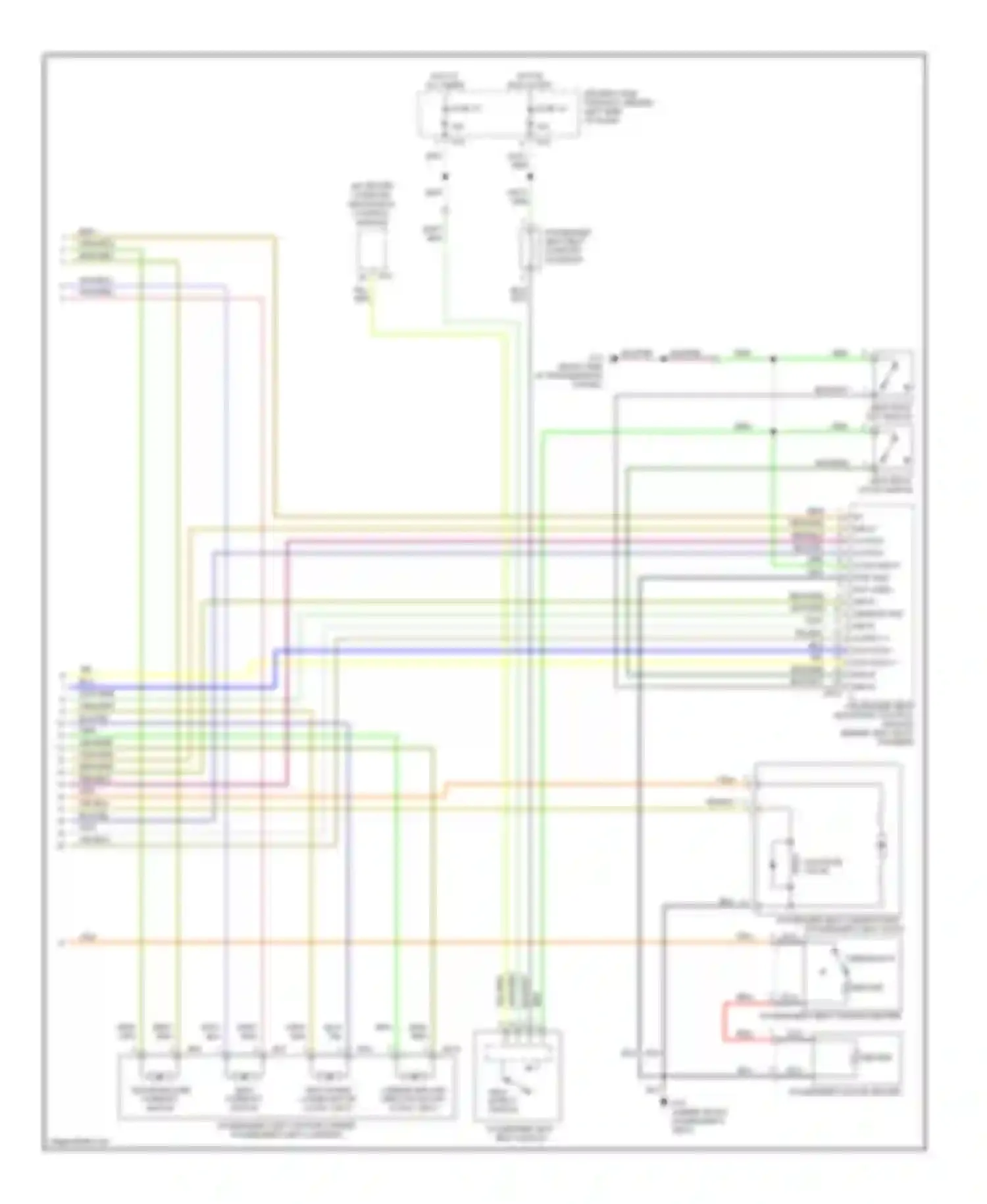 XKR Jaguar I (1998-2004): Passenger's power seat circuit (2 of 2)