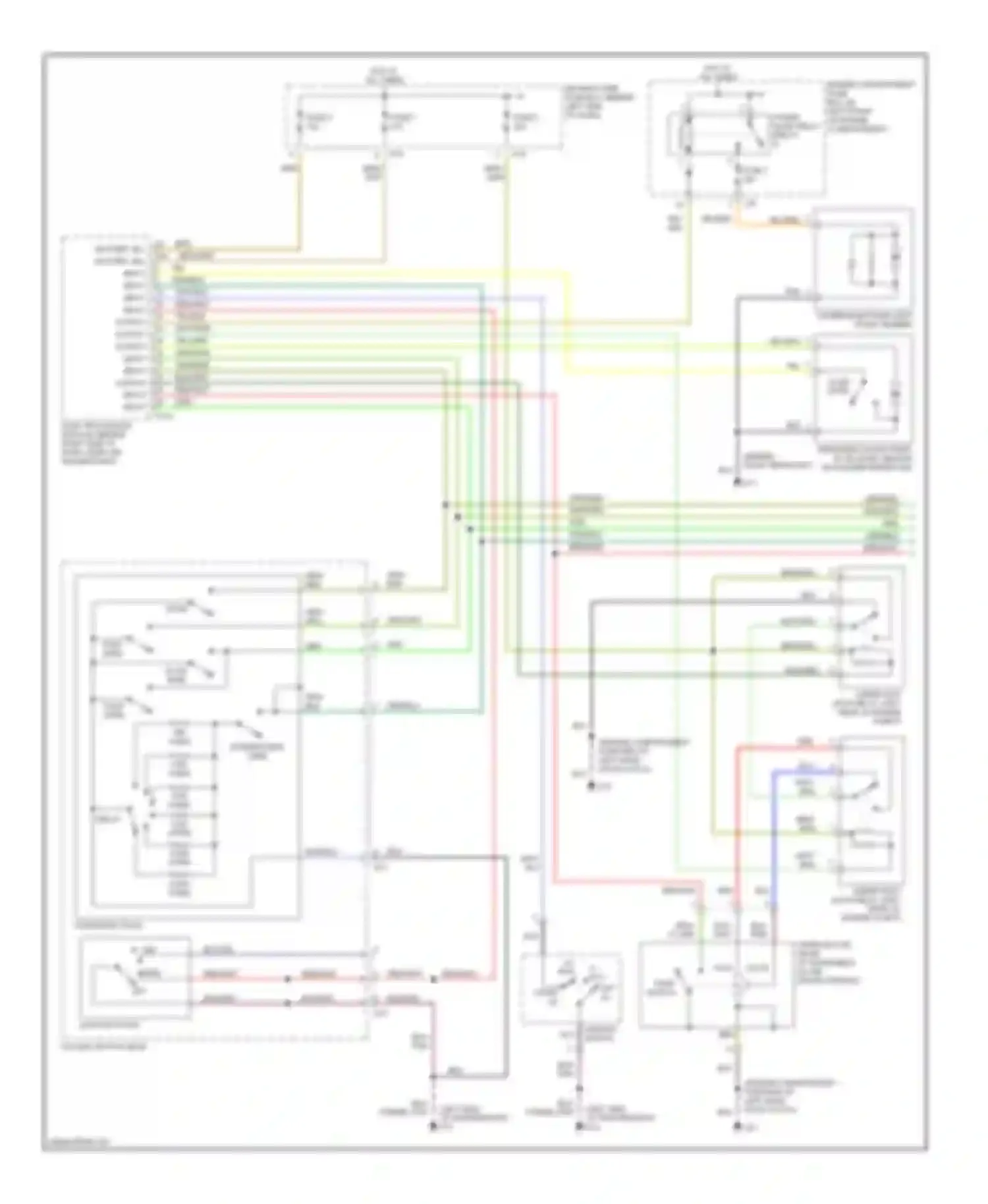 XKR Jaguar I (1998-2004): Wiper/washer circuit (1 of 2)