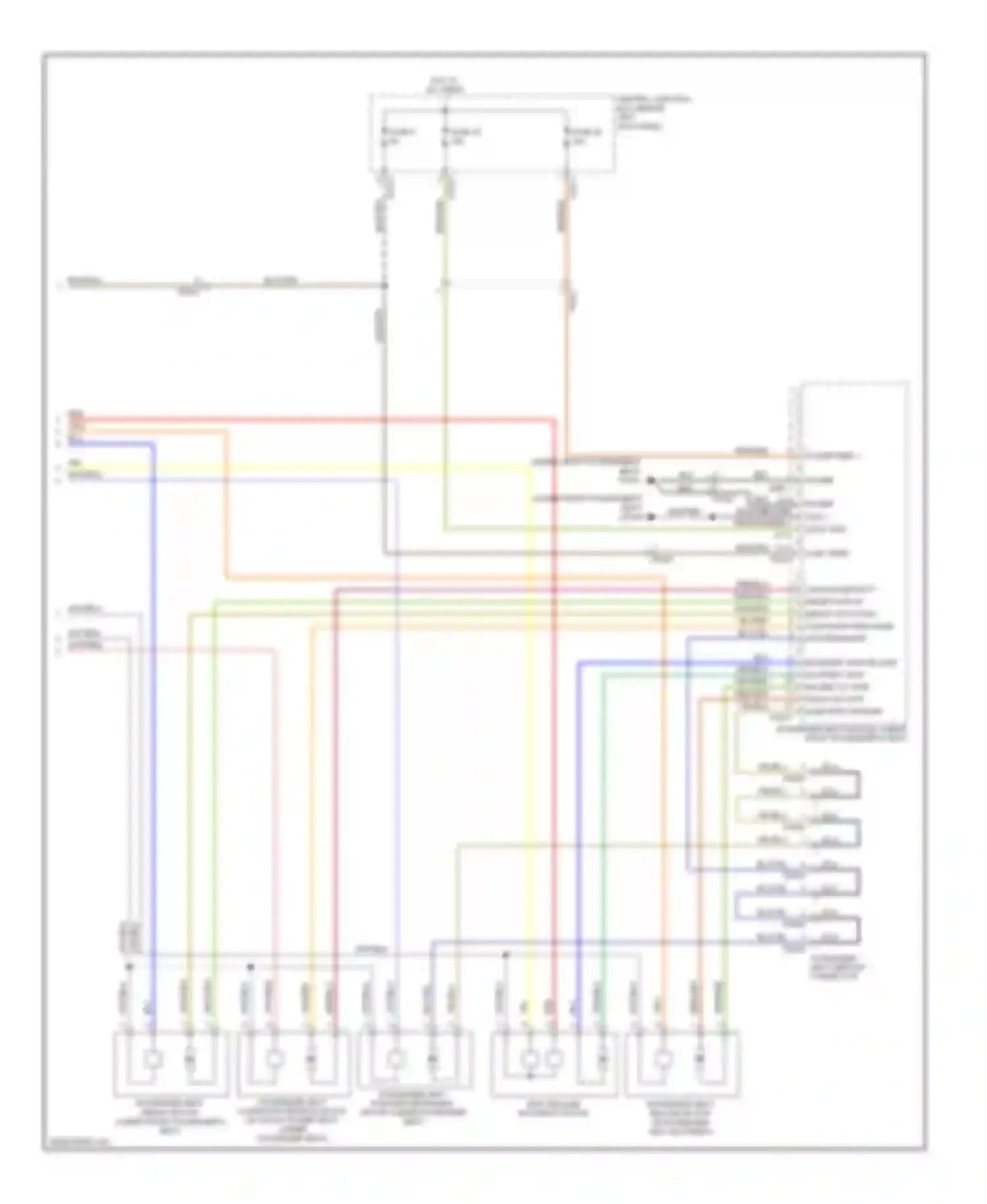 XKR Jaguar II facelift 2 (2011-2014): Passenger"s memory seat circuit (2 of 2)
