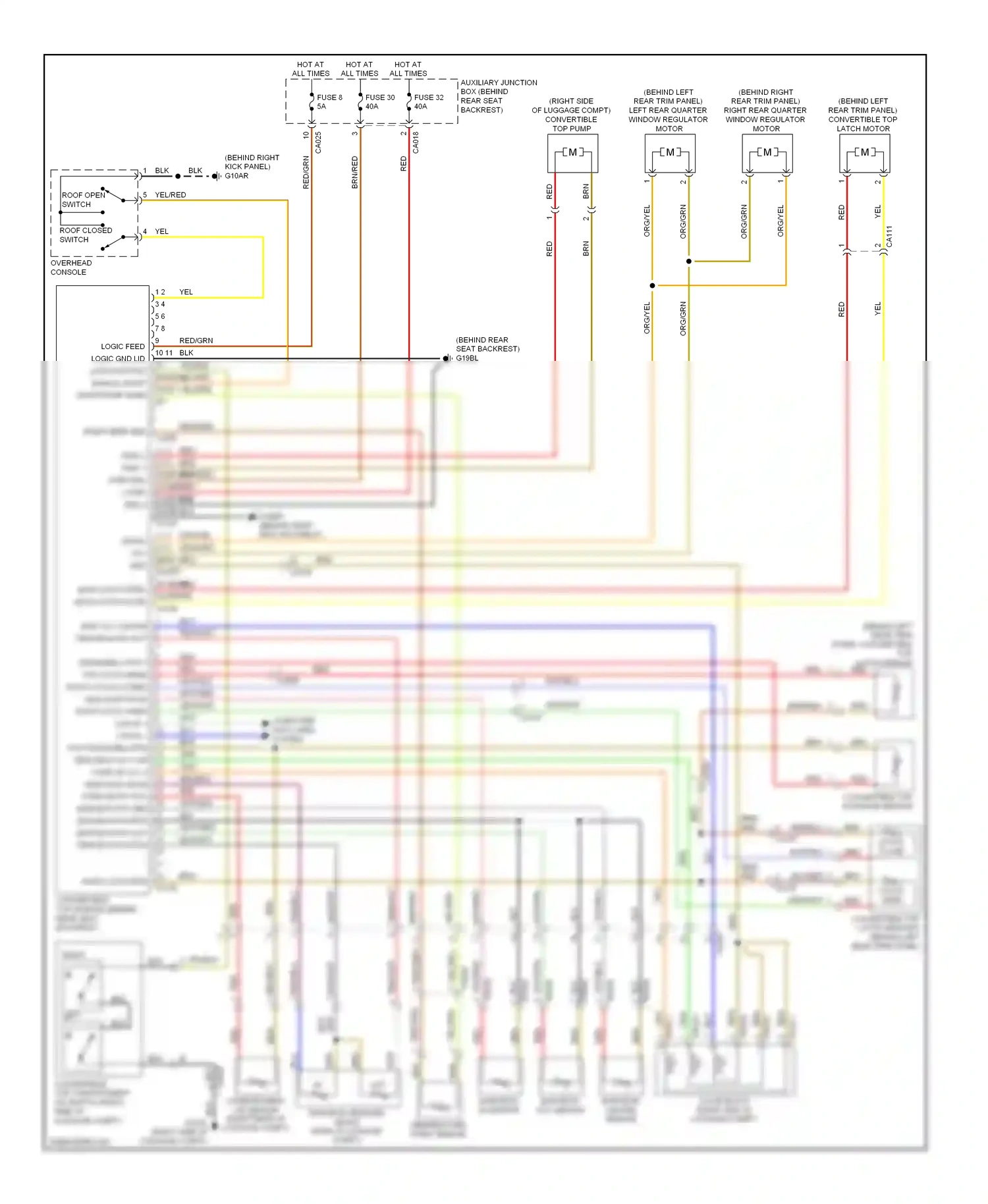 Jaguar XKR II facelift 2 (2011-2014) computer data lines system wiring diagram  (34 of 48)