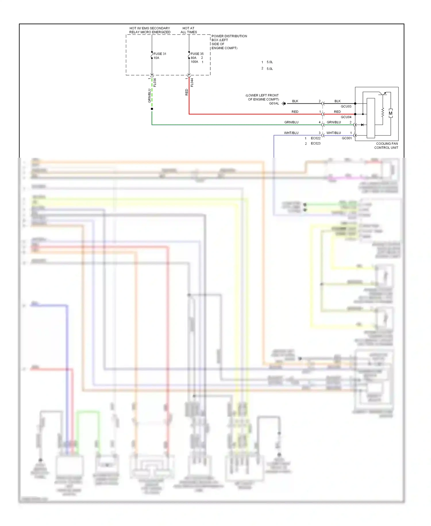 Jaguar XKR II facelift 2 (2011-2014) computer data lines system wiring diagram  (4 of 48)