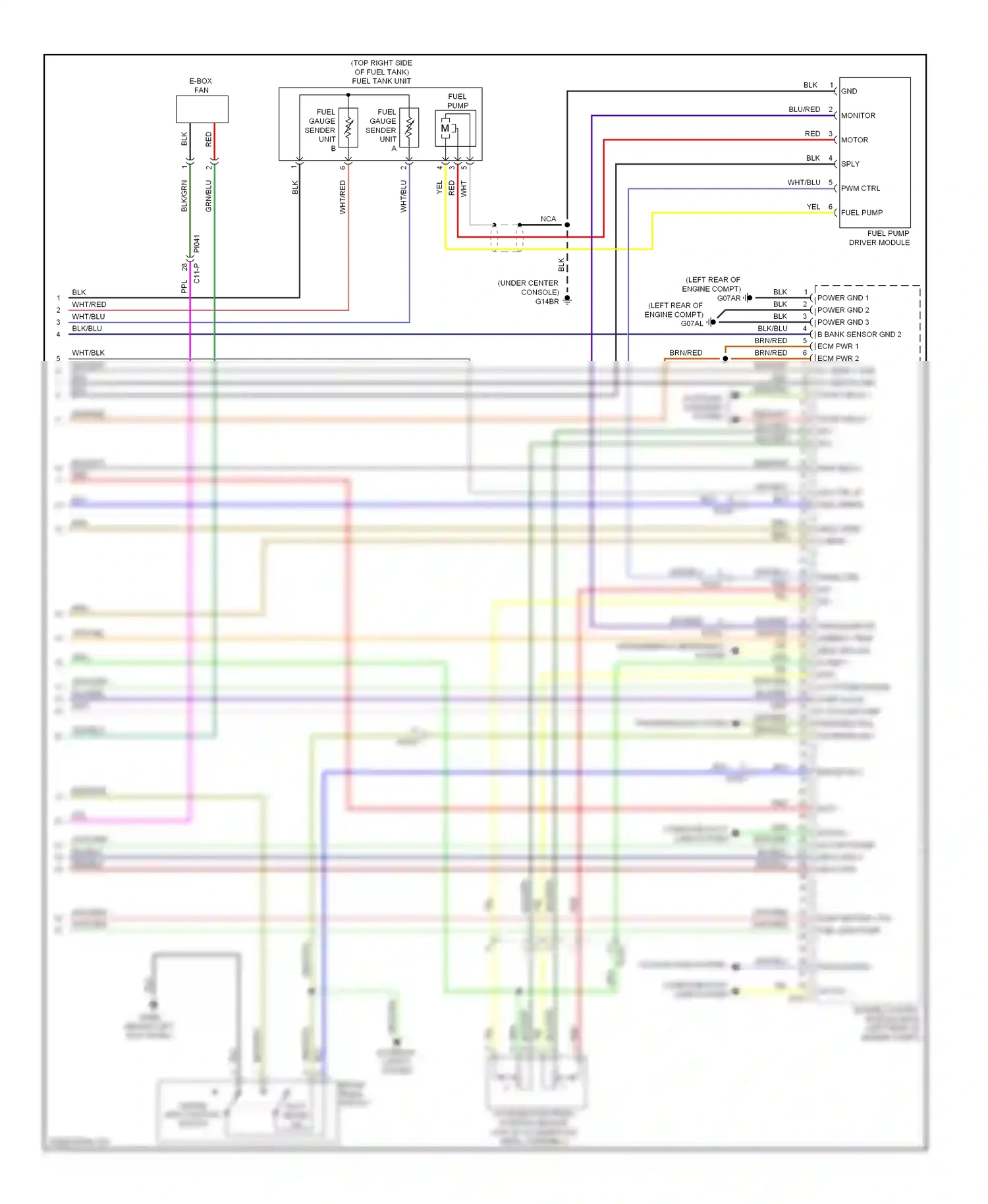 Jaguar XKR II facelift 2 (2011-2014) computer data lines system wiring diagram  (20 of 48)