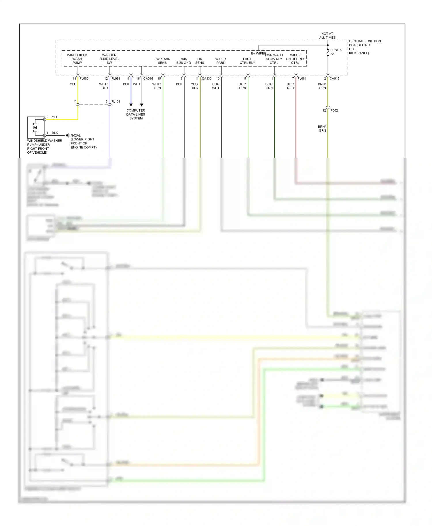 Jaguar XKR II facelift 2 (2011-2014) computer data lines system wiring diagram  (48 of 48)