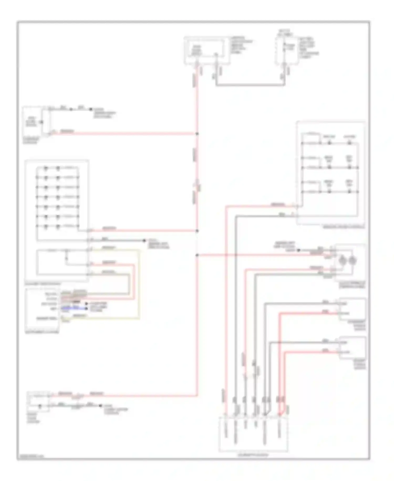 XKR Jaguar II facelift (2009-2011): Instrument illumination circuit