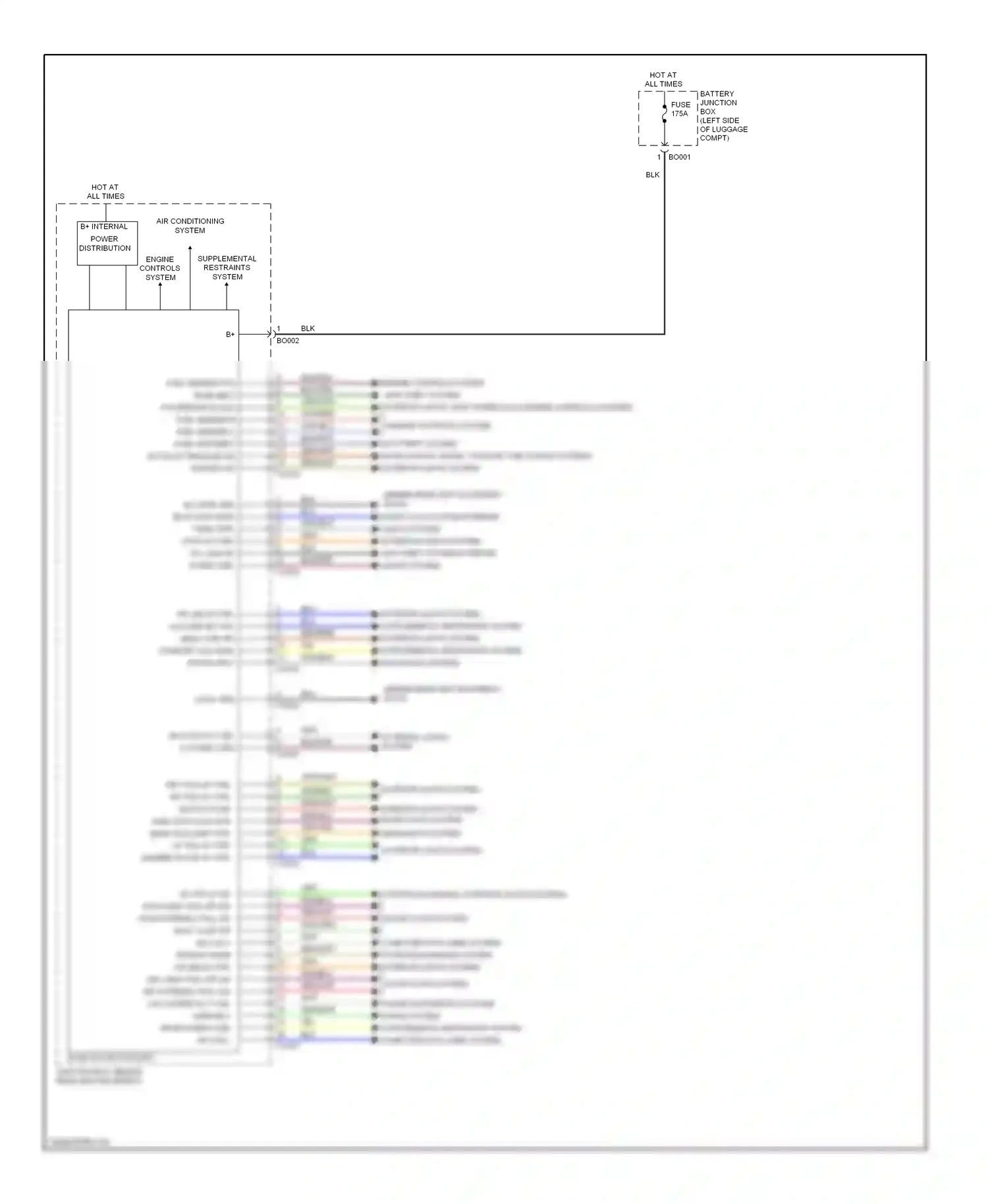 Jaguar XKR II facelift (2009-2011) computer data lines system starting/charging system exterior lights system wiring diagram  (1 of 1)