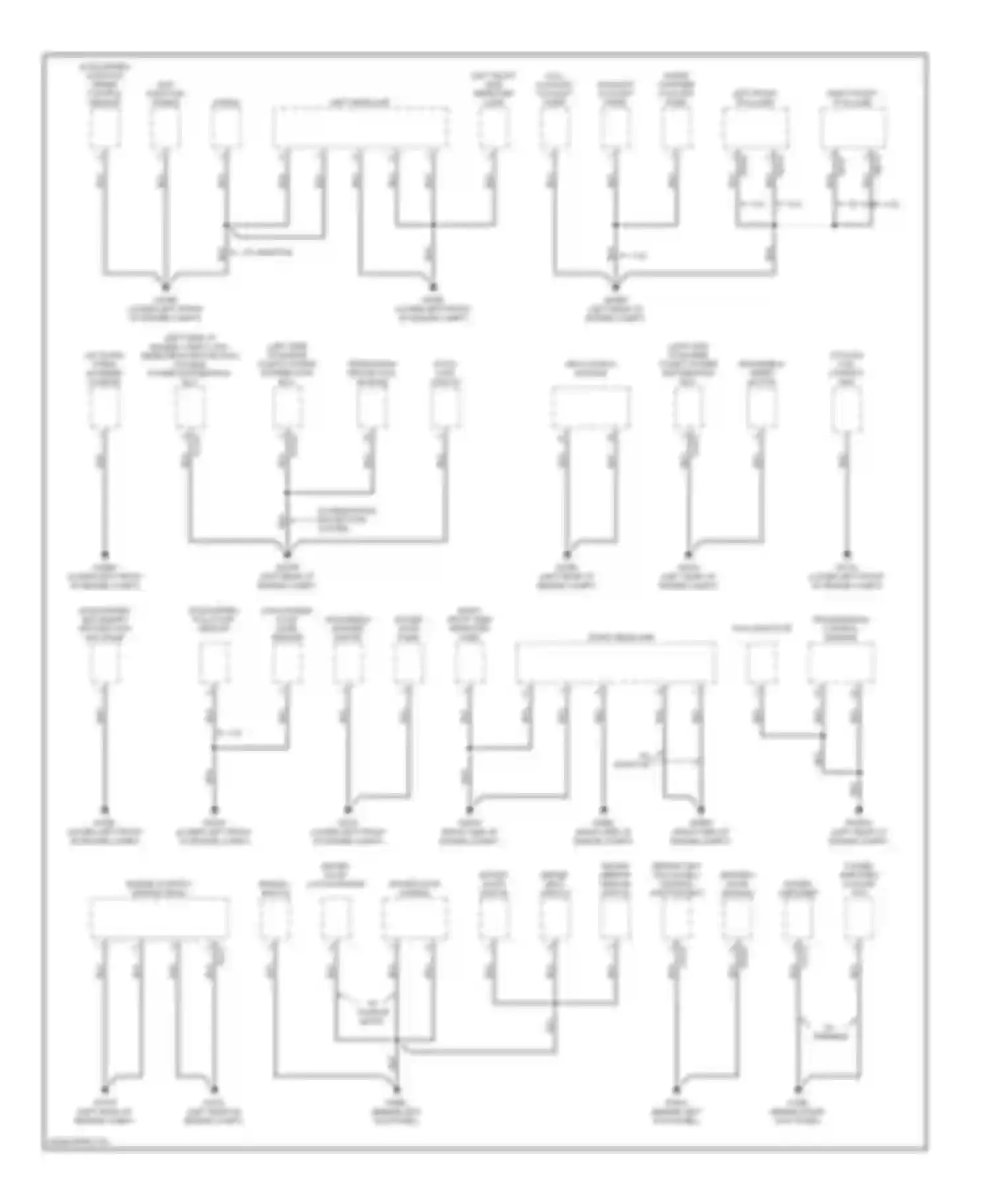 XKR Jaguar II (2006-2008): Ground distribution circuit (1 of 3)