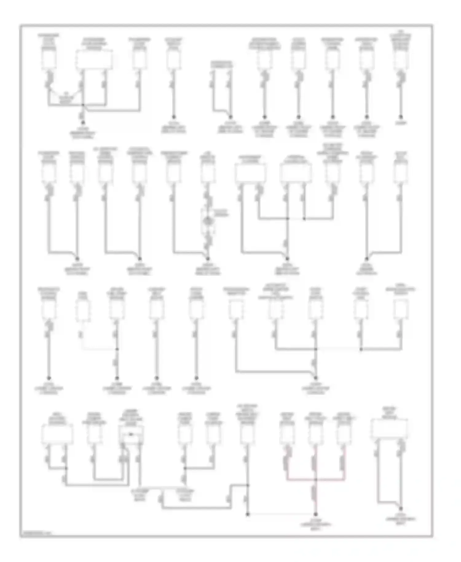 XKR Jaguar II (2006-2008): Ground distribution circuit (2 of 3)