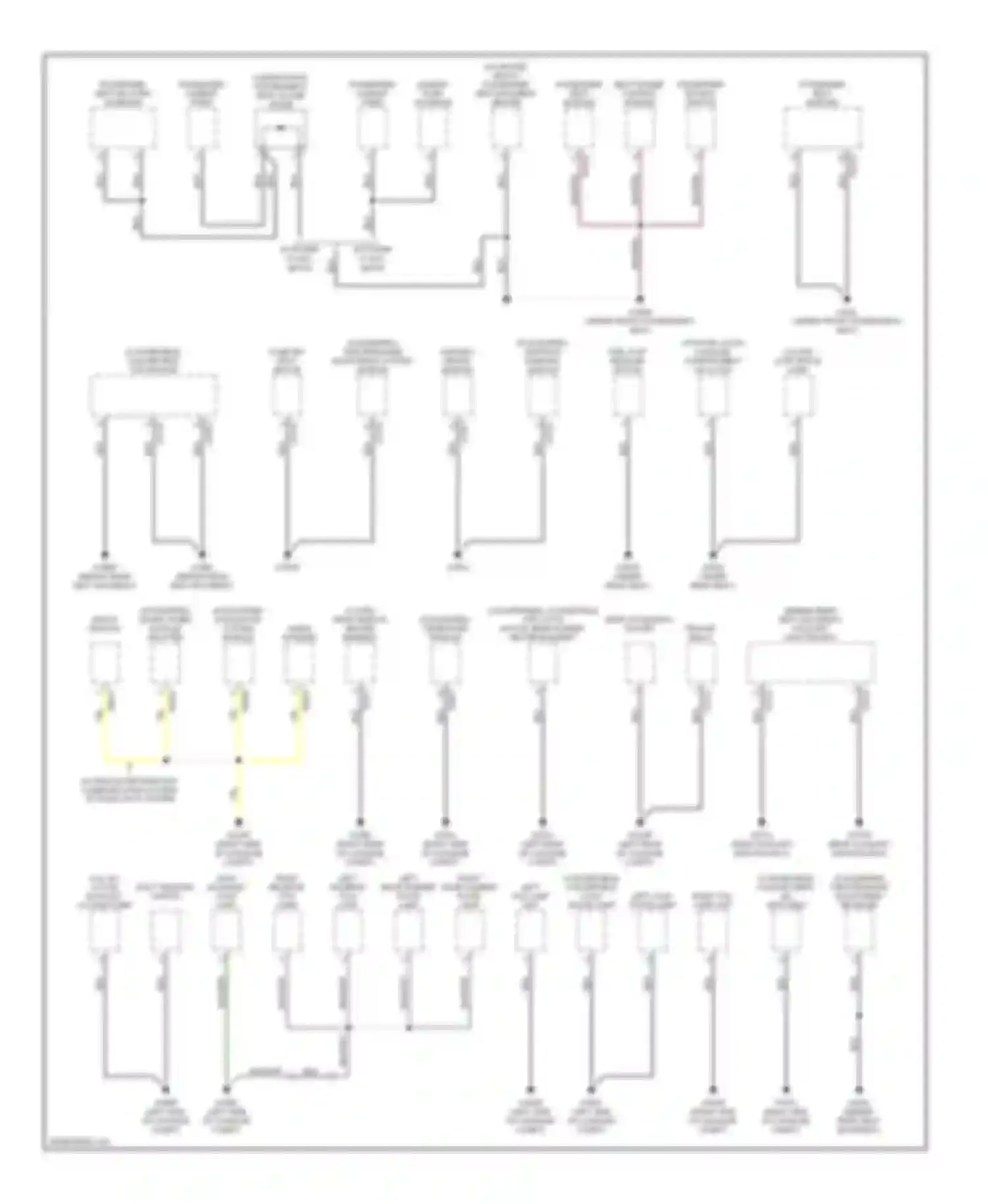 XKR Jaguar II (2006-2008): Ground distribution circuit (3 of 3)