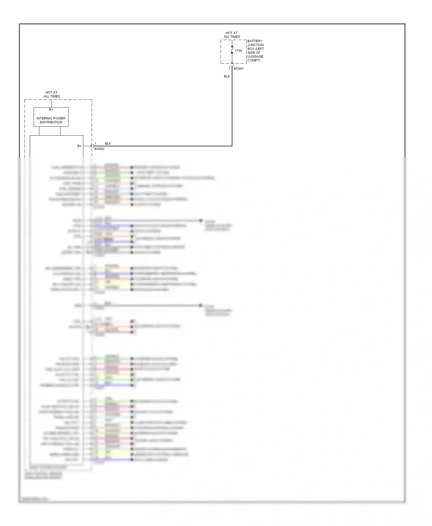 Jaguar XKR II (2006-2008) computer data lines system starting/charging system exterior lights system wiring diagram  (1 of 1)