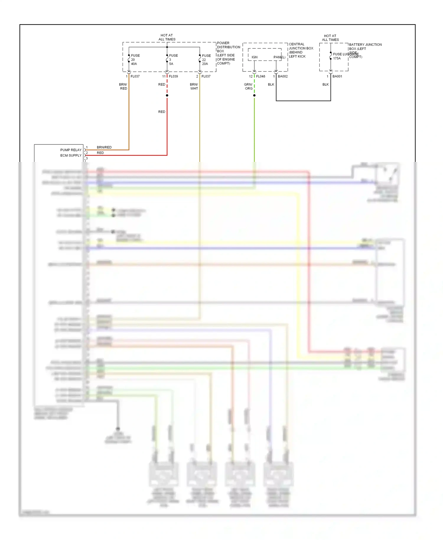 Jaguar XKR II (2006-2008) computer data lines system wiring diagram  (1 of 46)