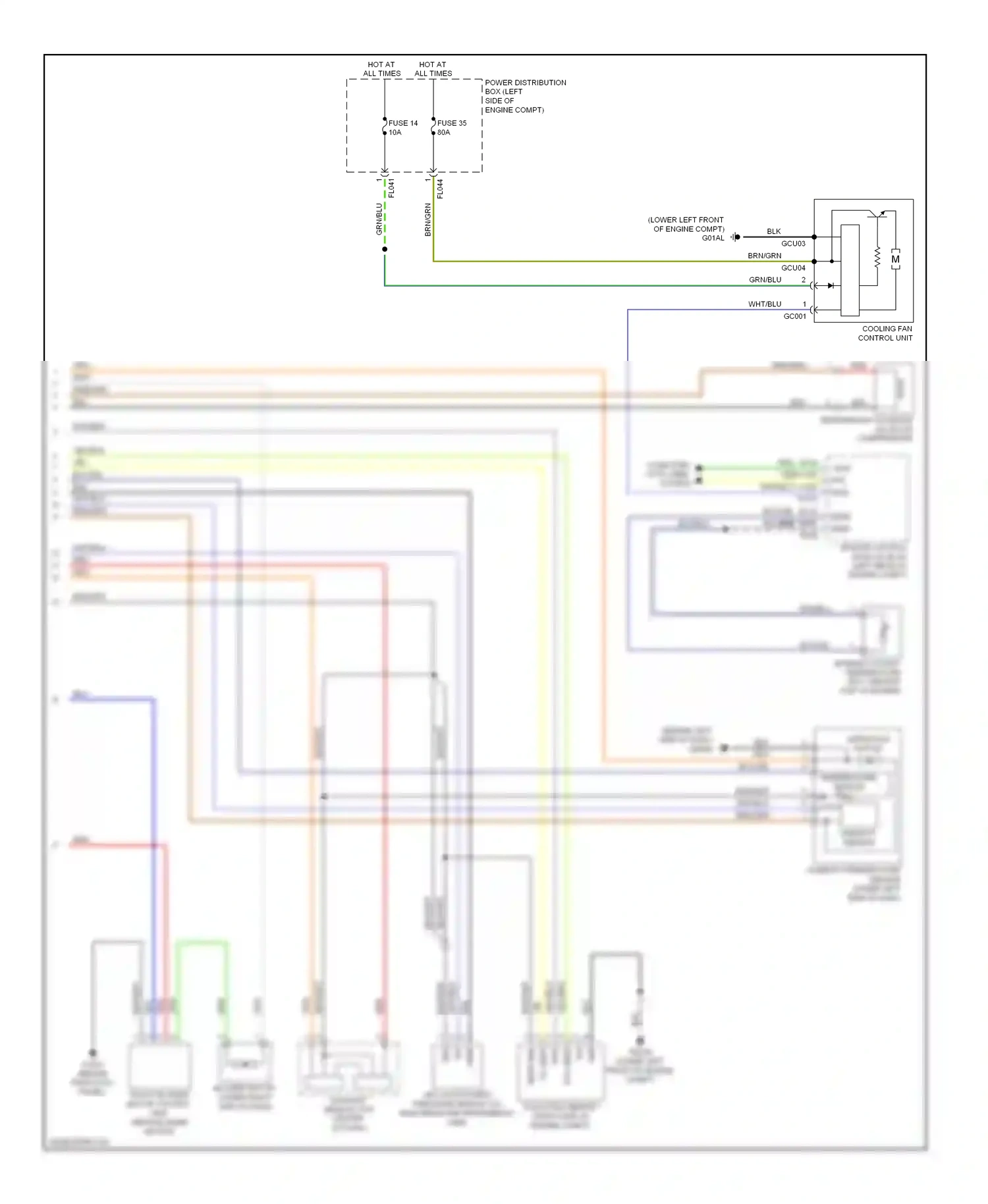 Jaguar XKR II (2006-2008) computer data lines system wiring diagram  (4 of 46)