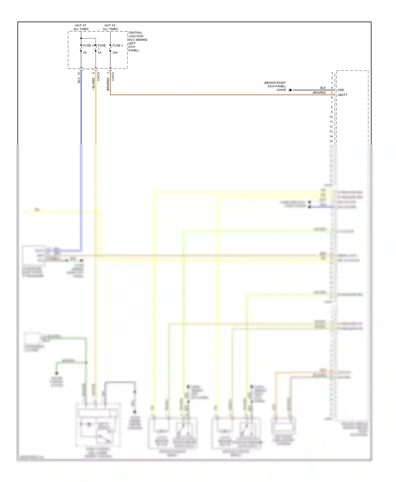 Jaguar XKR II (2006-2008) computer data lines system wiring diagram  (26 of 46)