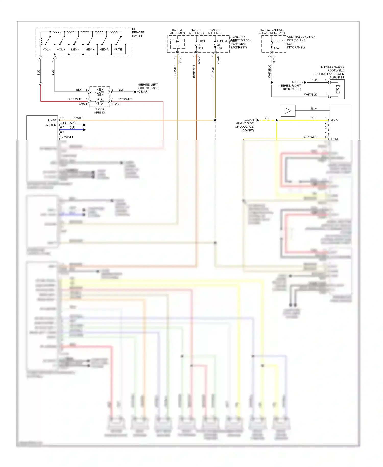 Jaguar XKR II (2006-2008) ctrl wiring diagram  (4 of 4)